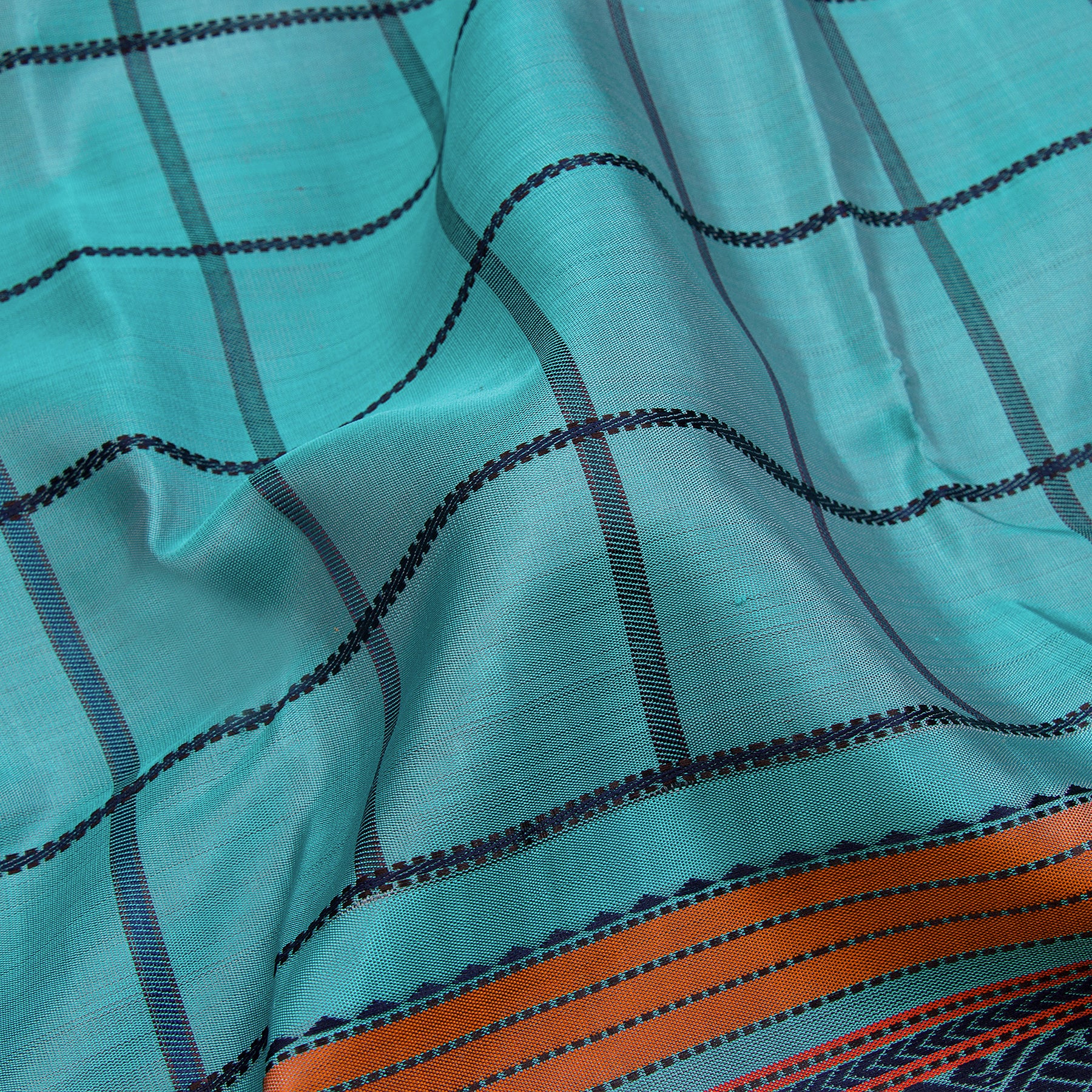 Kanakavalli Kanjivaram Silk Sari 22-040-HS001-05382 - Fabric View