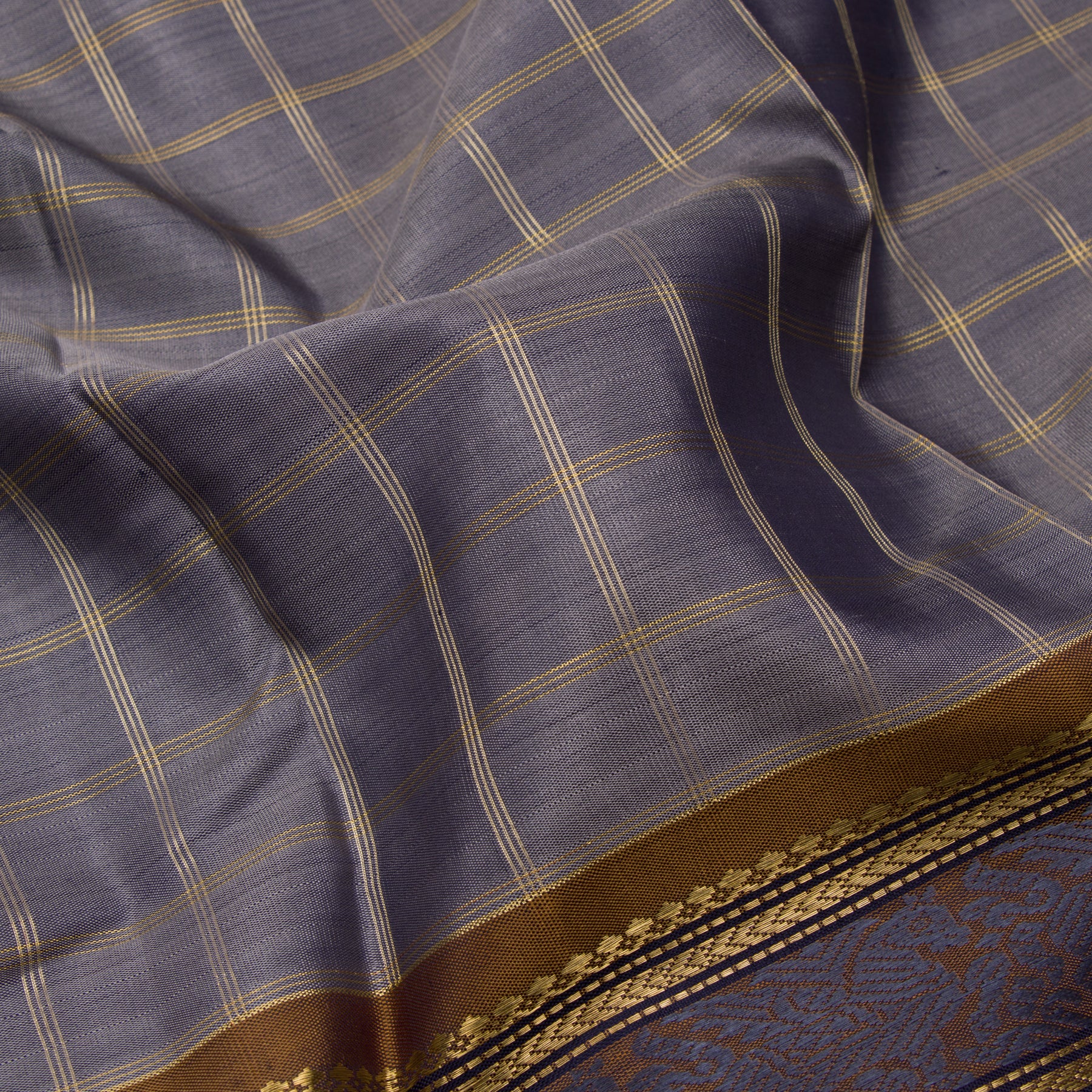 Kanakavalli Kanjivaram Silk Sari 22-040-HS001-05394 - Fabric View