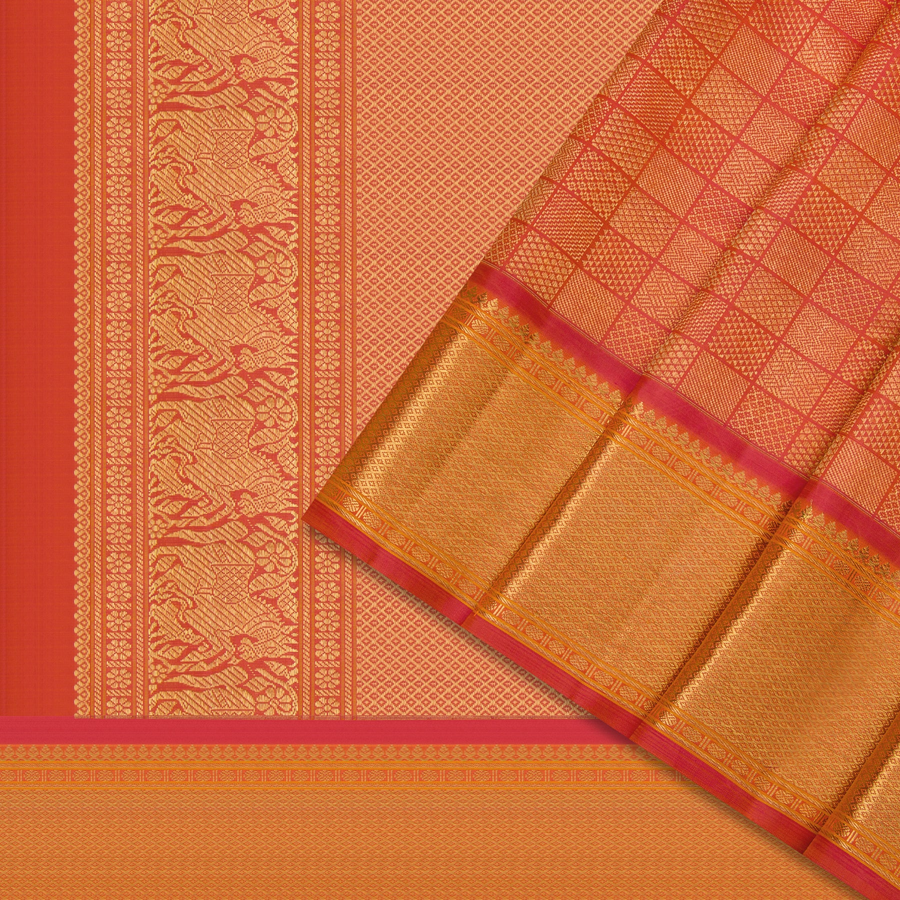 Kanakavalli Kanjivaram Silk Sari 22-040-HS001-06248 - Cover View