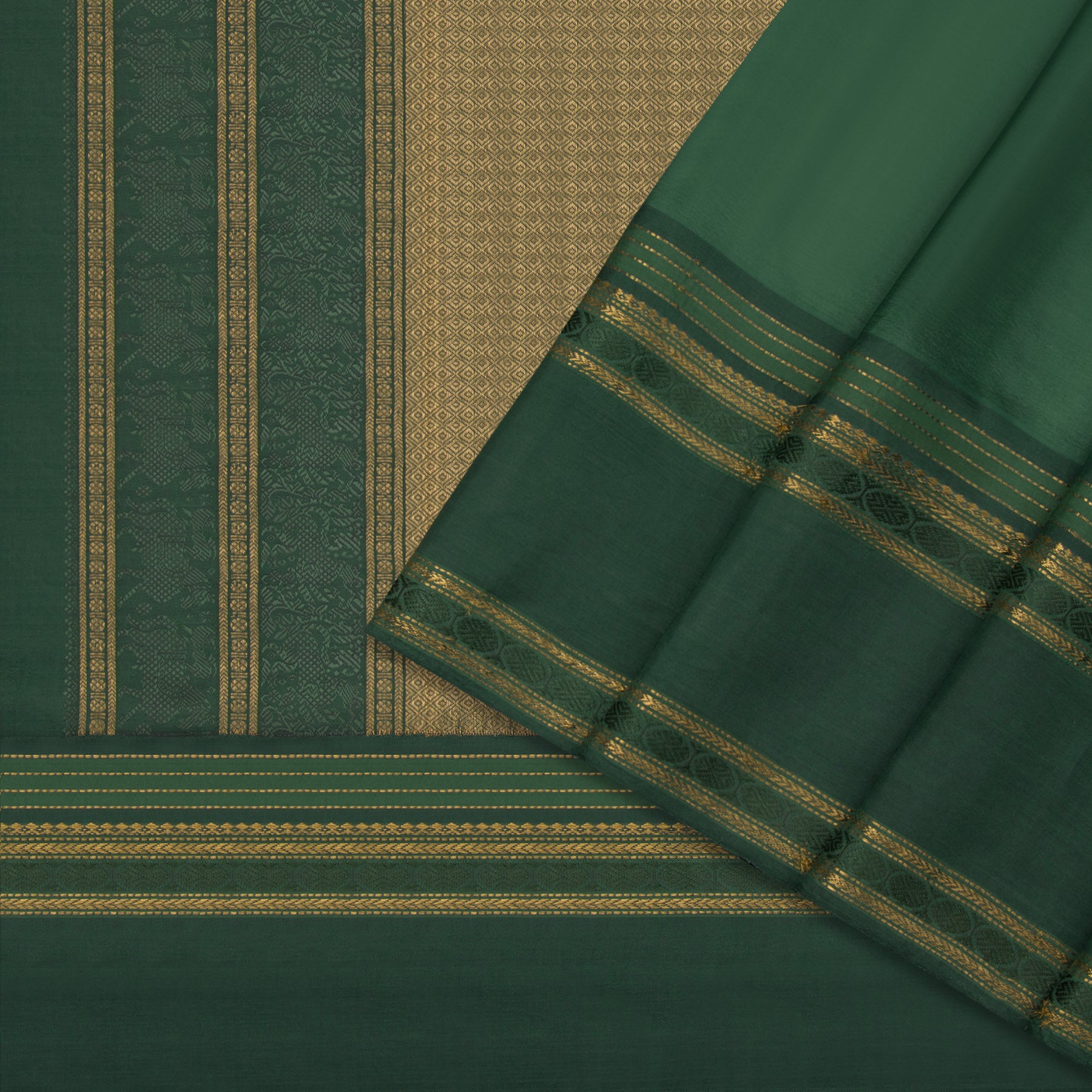 Kanakavalli Kanjivaram Silk Sari 22-040-HS001-06251 - Cover View