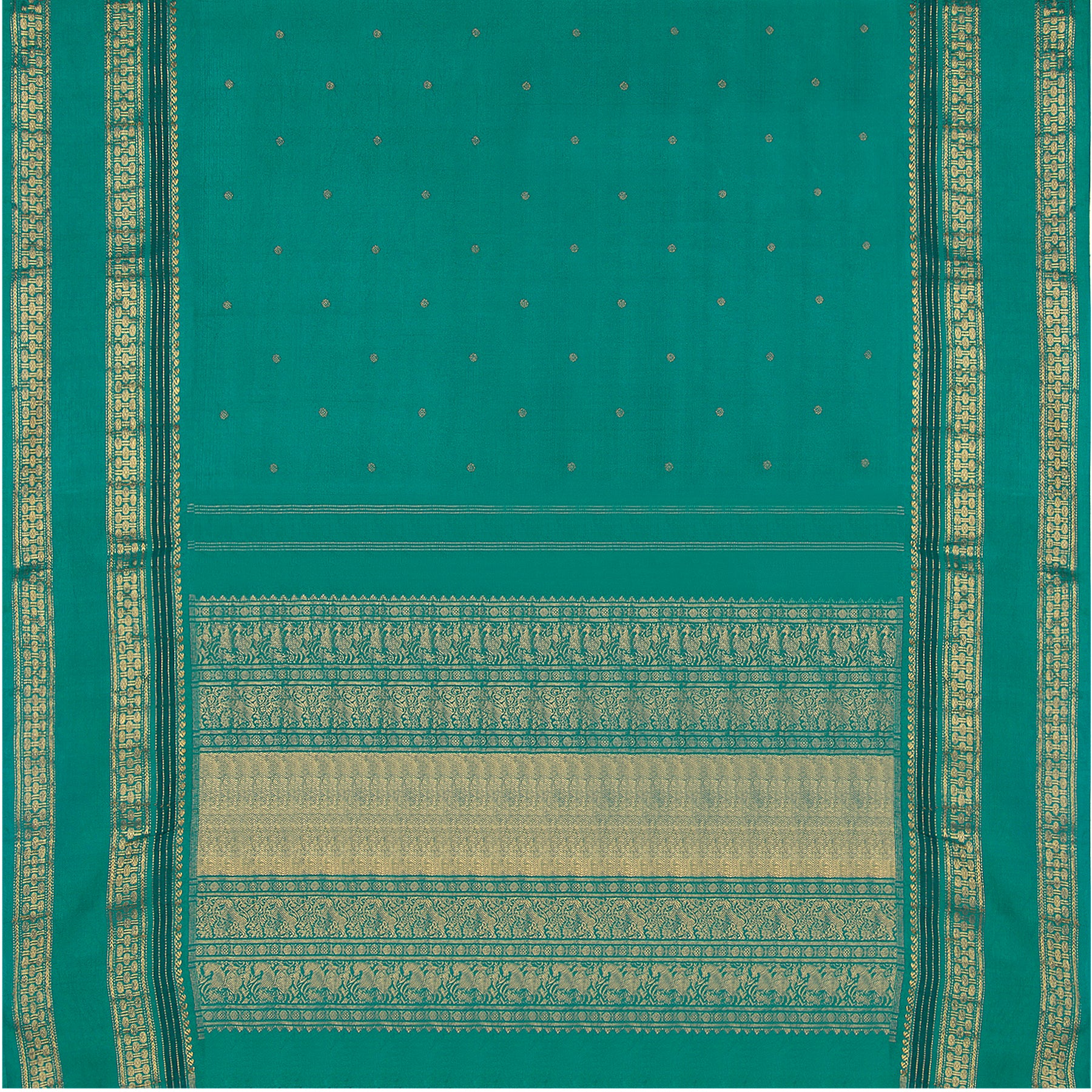 Kanakavalli Kanjivaram Silk Sari 22-040-HS001-06262 - Full View