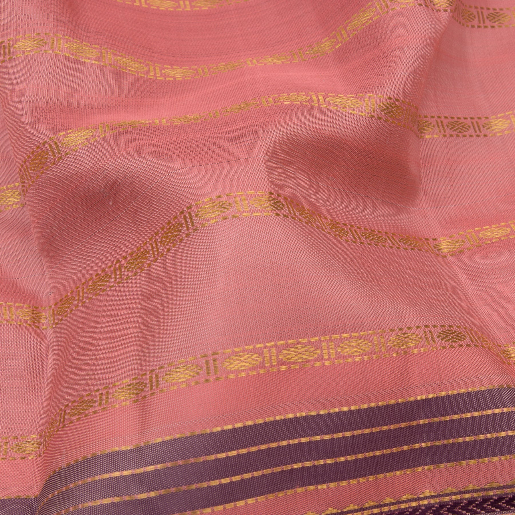 Kanakavalli Kanjivaram Silk Sari 22-040-HS001-06501 - Fabric View