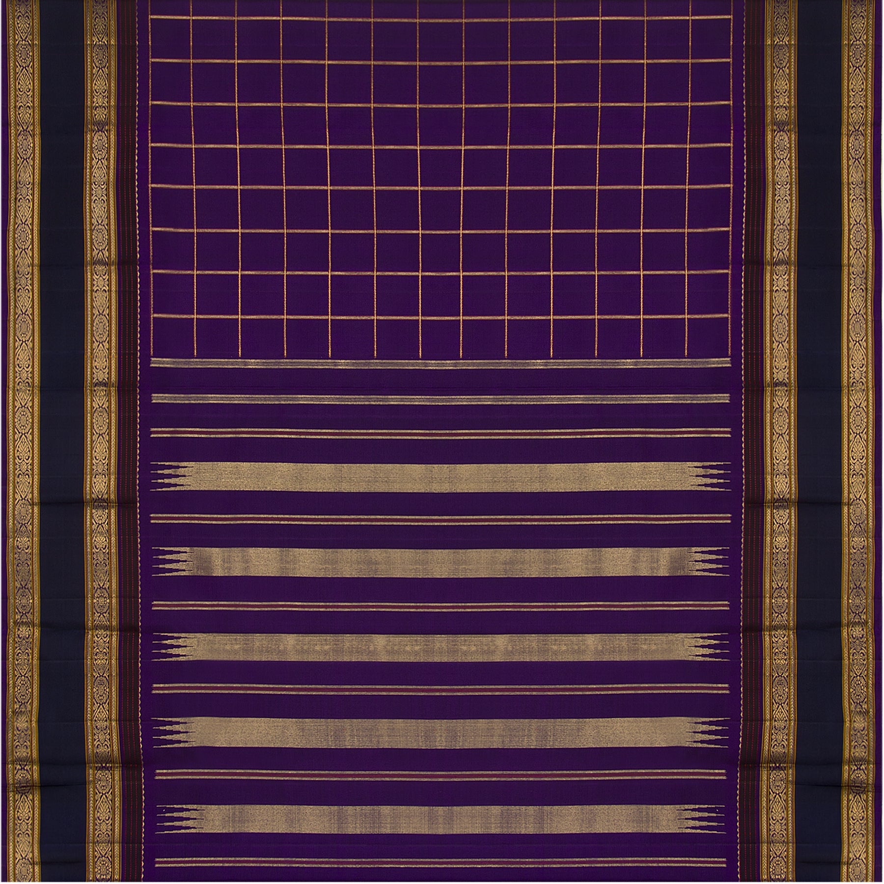 Kanakavalli Kanjivaram Silk Sari 22-040-HS001-06516 - Full View