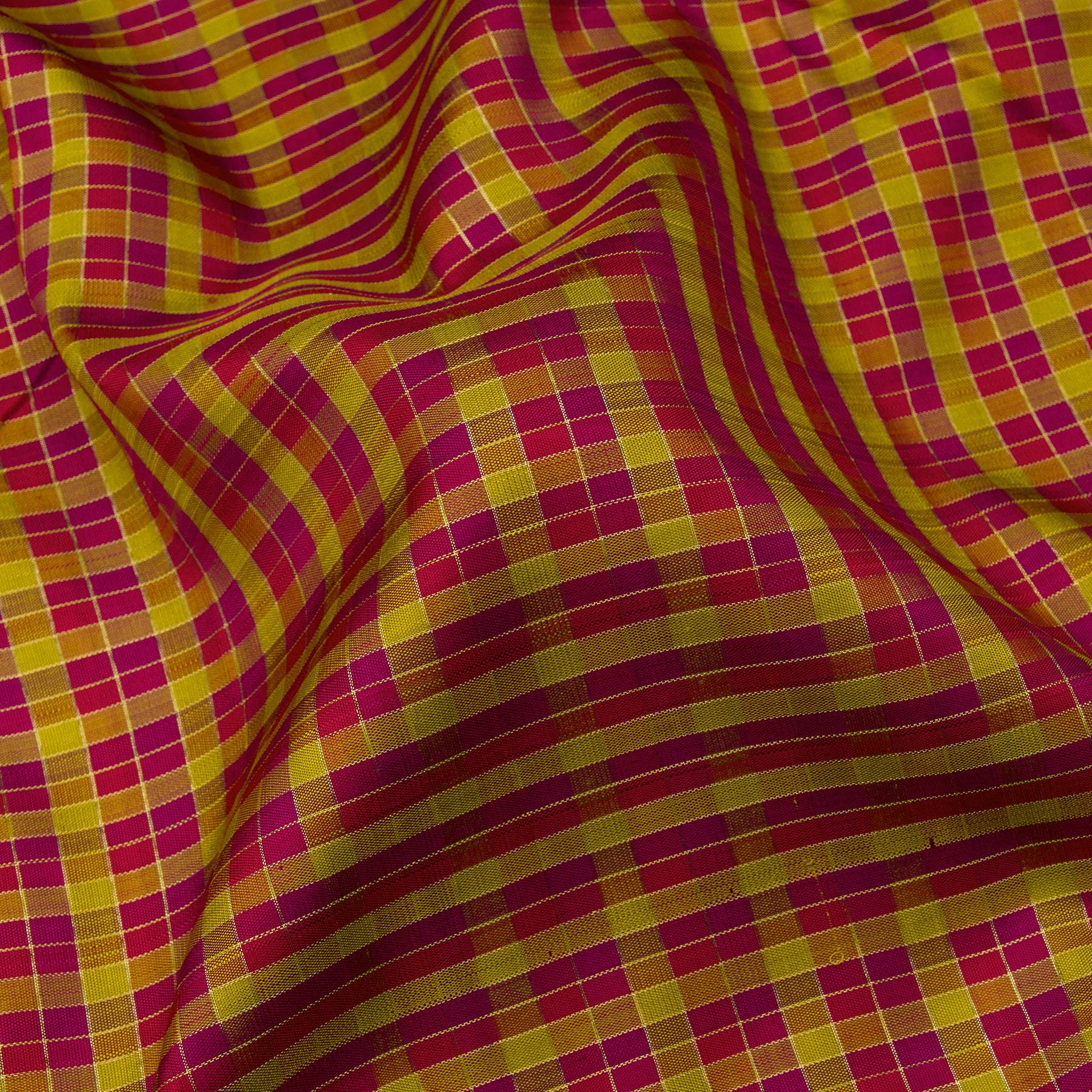 Kanakavalli Kanjivaram Silk Sari 22-040-HS001-07060 - Fabric View