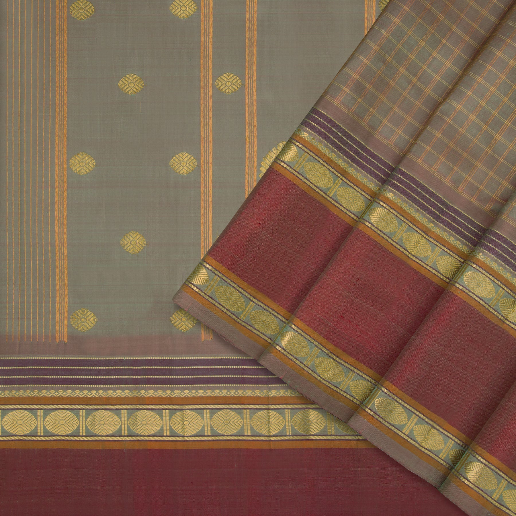 Kanakavalli Kanjivaram Silk Sari 22-040-HS001-07998 - Cover View