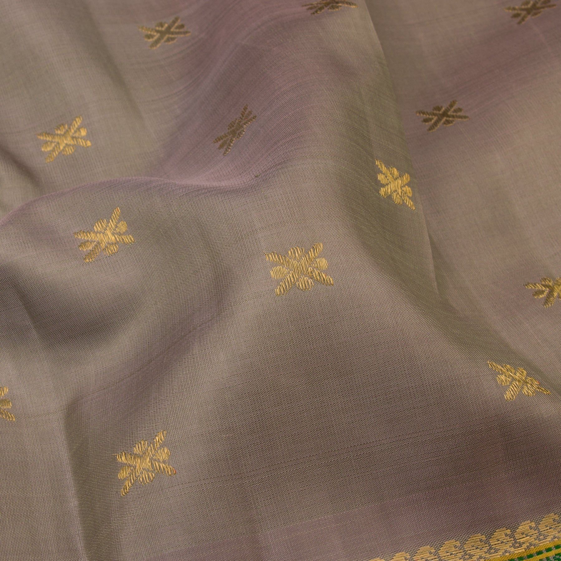 Kanakavalli Kanjivaram Silk Sari 22-040-HS001-08453 - Fabric View