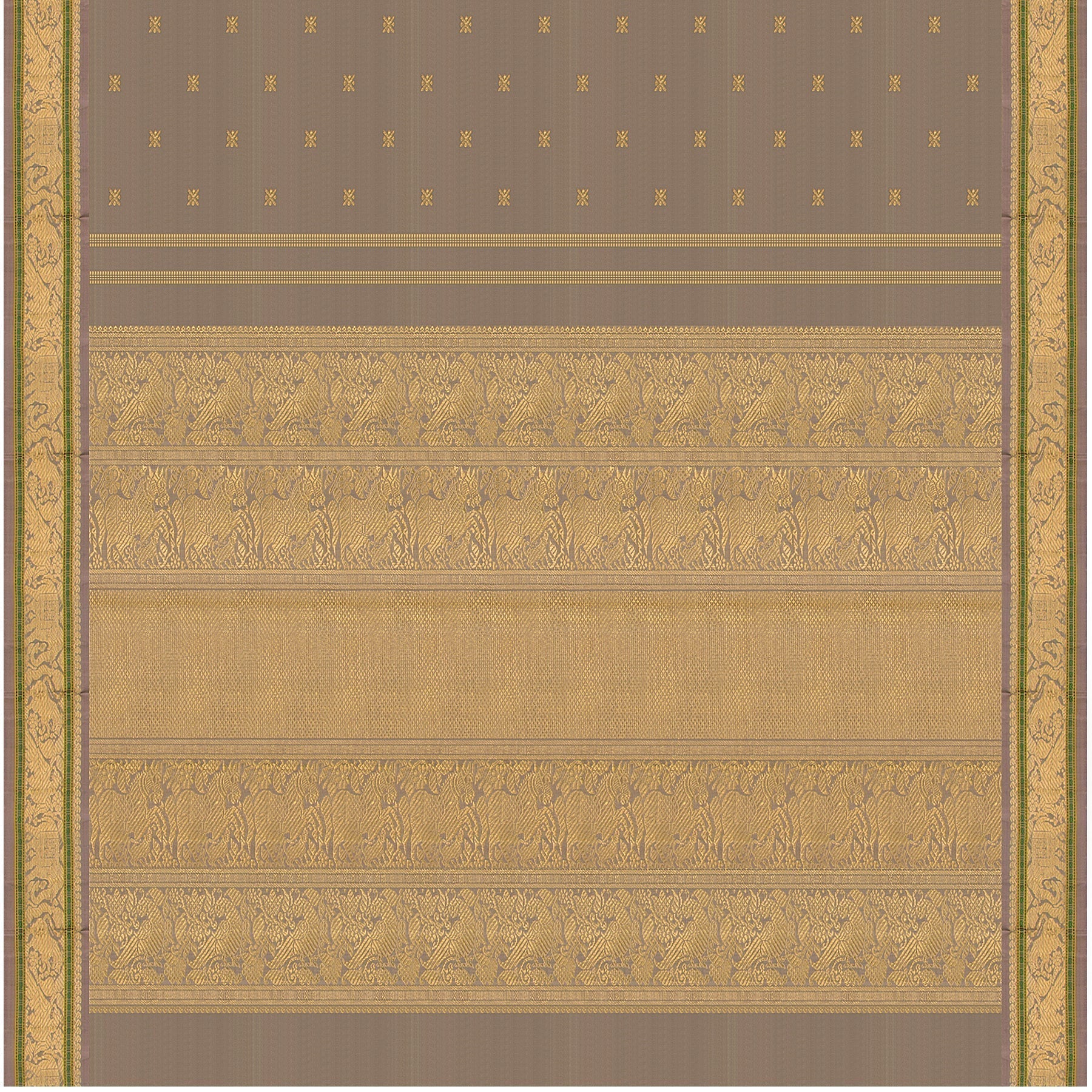 Kanakavalli Kanjivaram Silk Sari 22-040-HS001-08453 - Full View