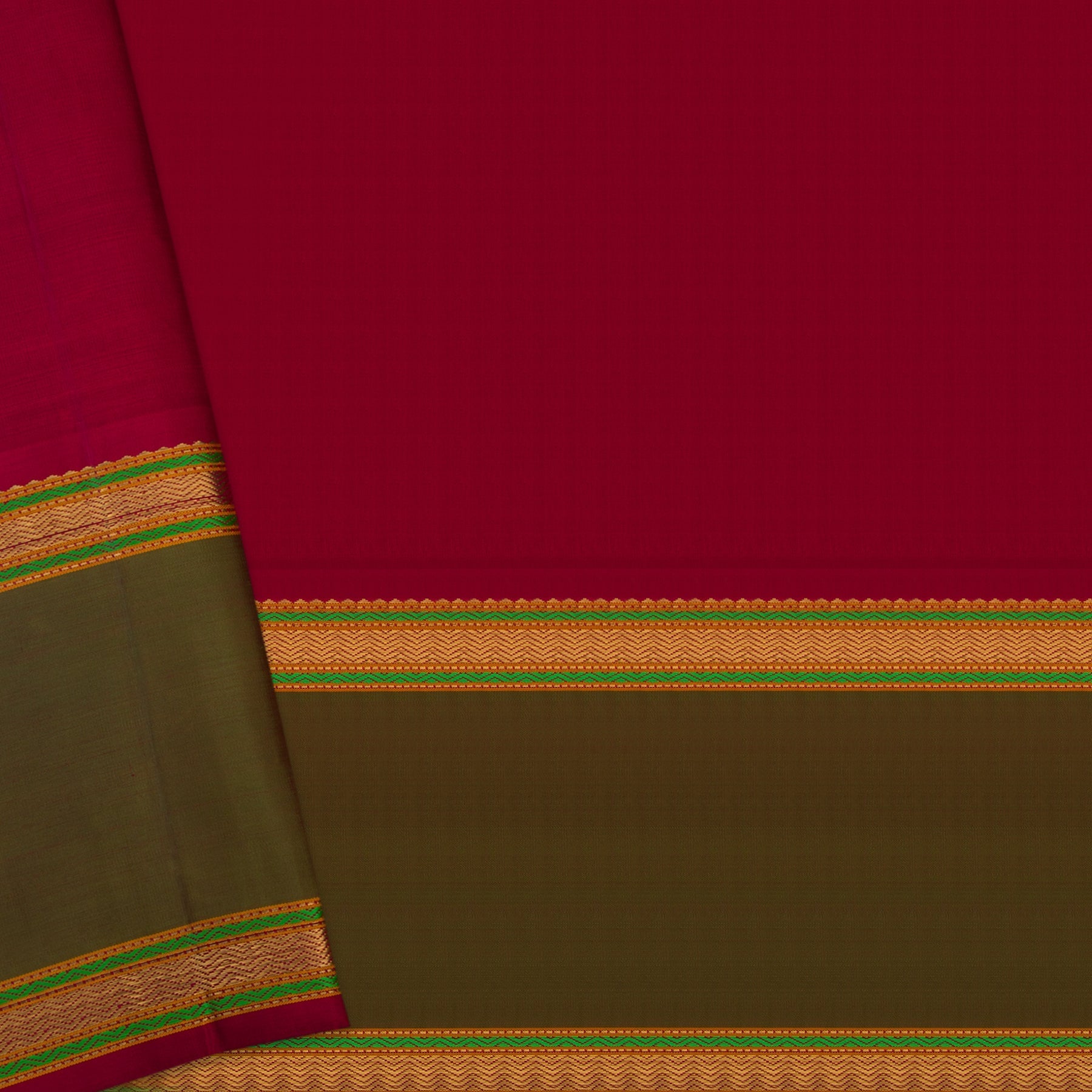 Kanakavalli Kanjivaram Silk Sari 22-040-HS001-09028 - Blouse View