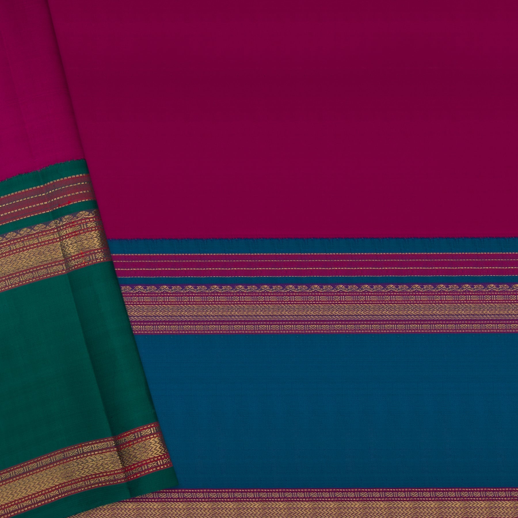 Kanakavalli Kanjivaram Silk Sari 22-040-HS001-09558 - Blouse View