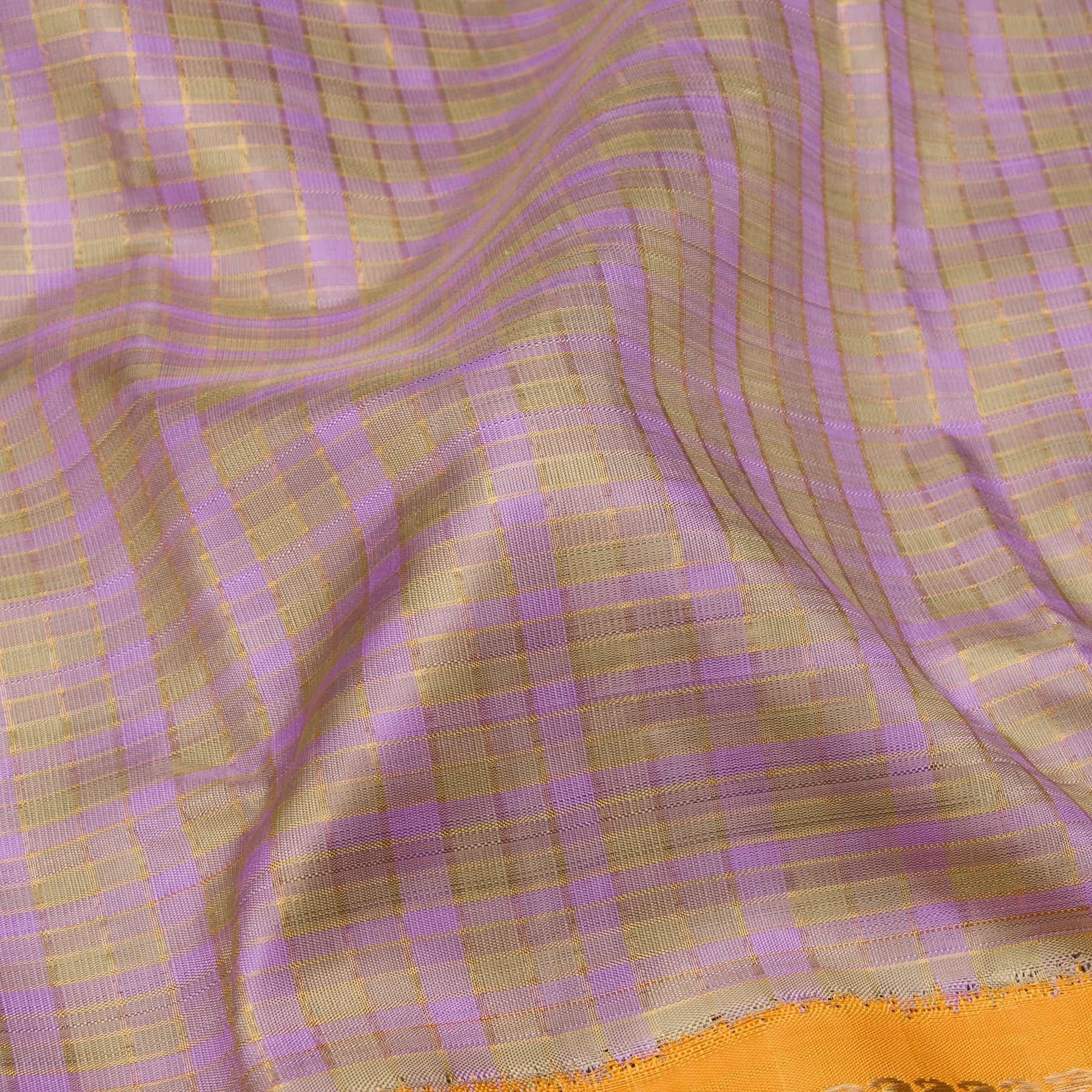 Kanakavalli Kanjivaram Silk Sari 22-040-HS001-09567 - Fabric View