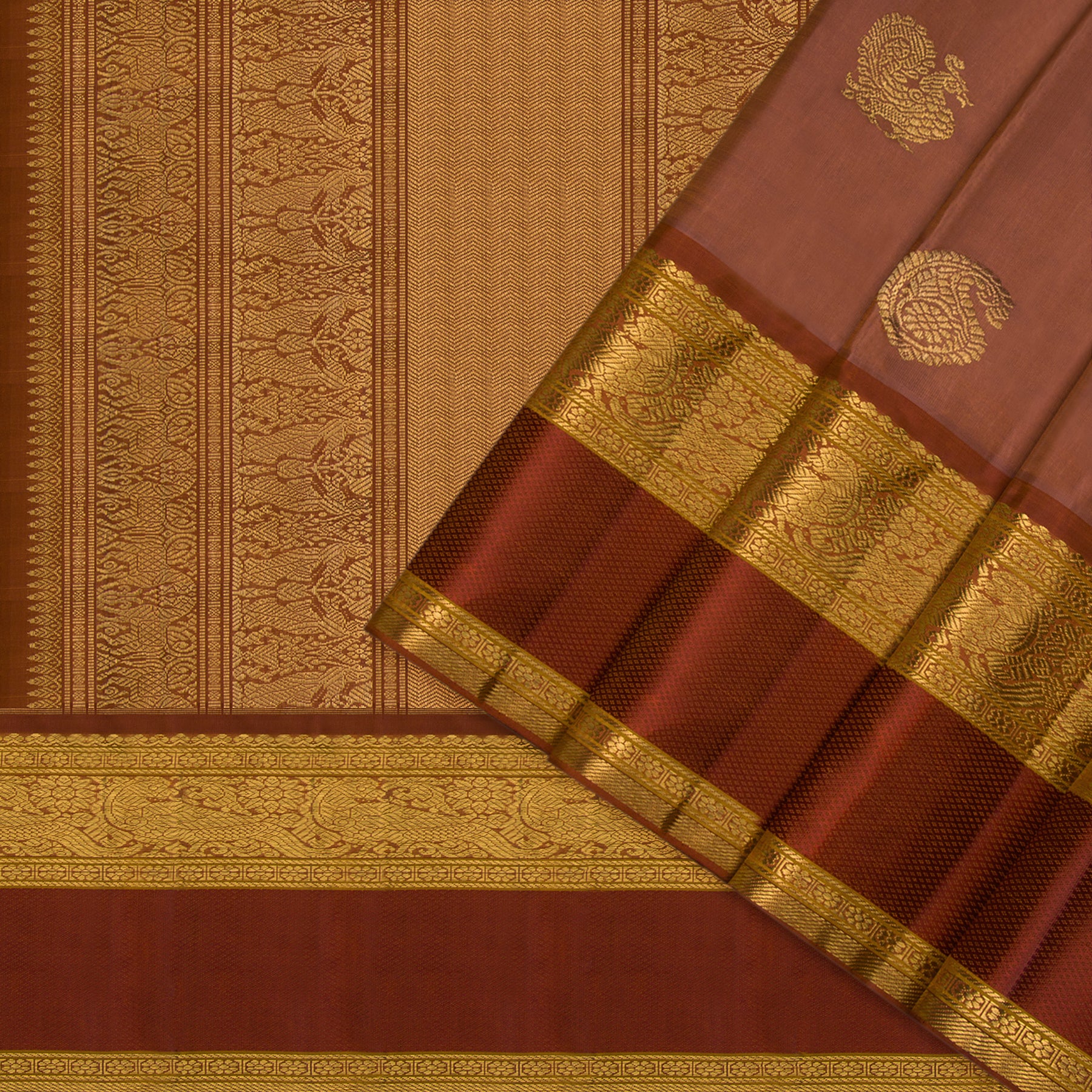 Kanakavalli Kanjivaram Silk Sari 22-040-HS001-10777 - Cover View