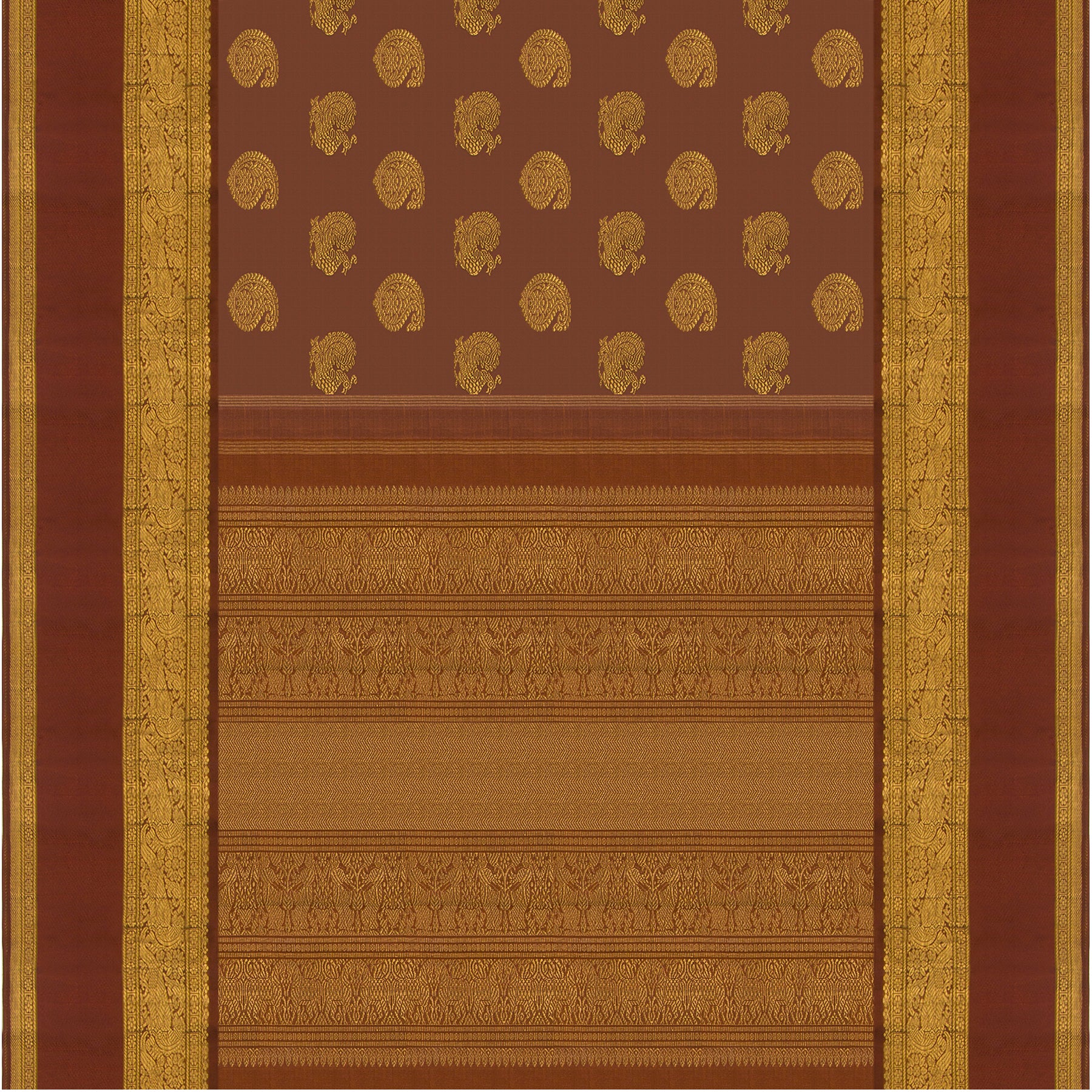 Kanakavalli Kanjivaram Silk Sari 22-040-HS001-10777 - Full View