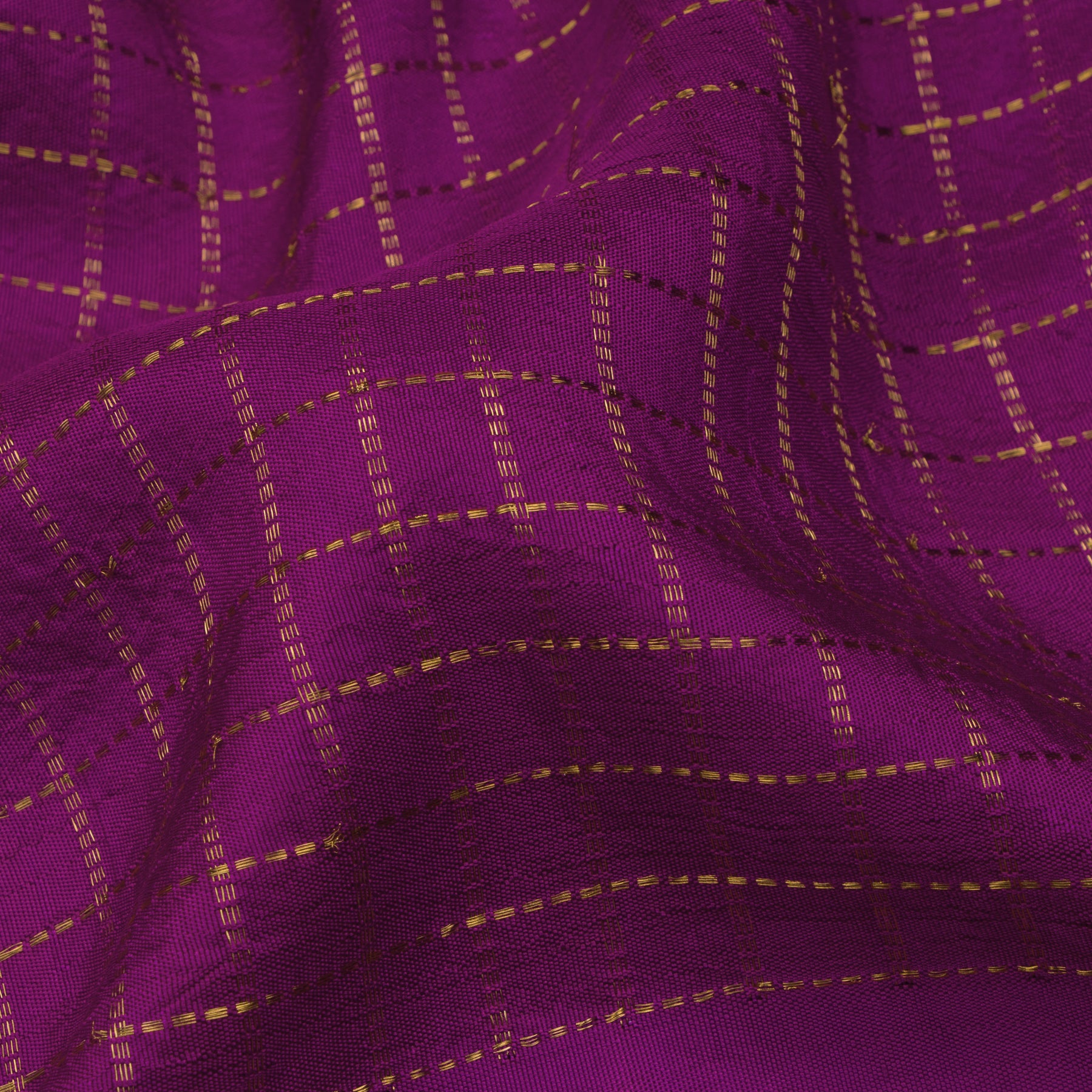 Kanakavalli Kanjivaram Silk Sari 22-040-HS001-11445 - Fabric View