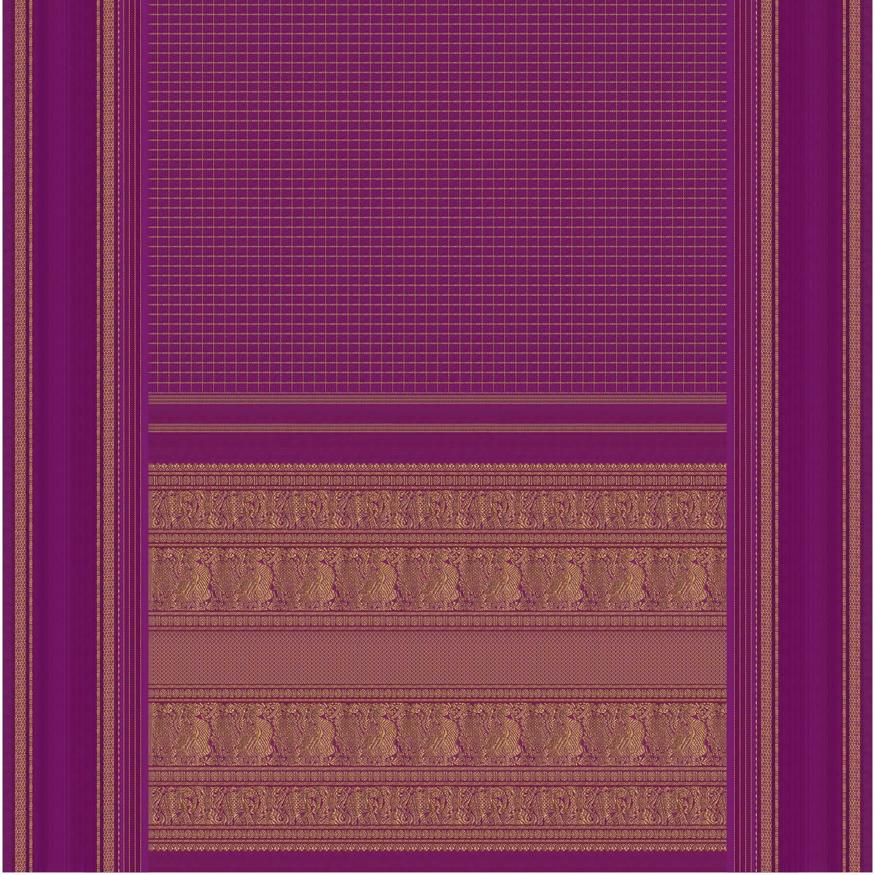 Kanakavalli Kanjivaram Silk Sari 22-040-HS001-11445 - Full View