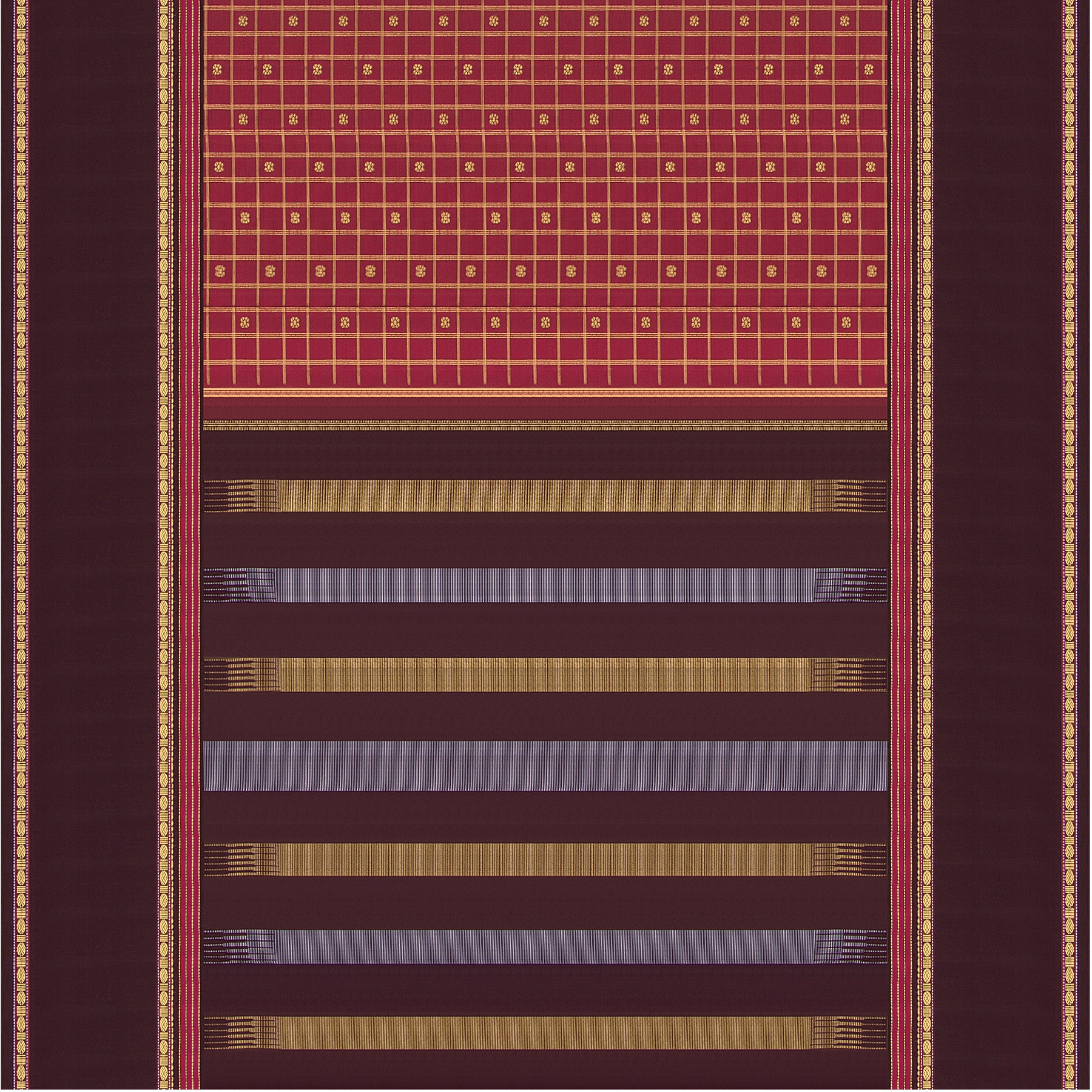 Kanakavalli Kanjivaram Silk Sari 22-040-HS001-11457 - Full View