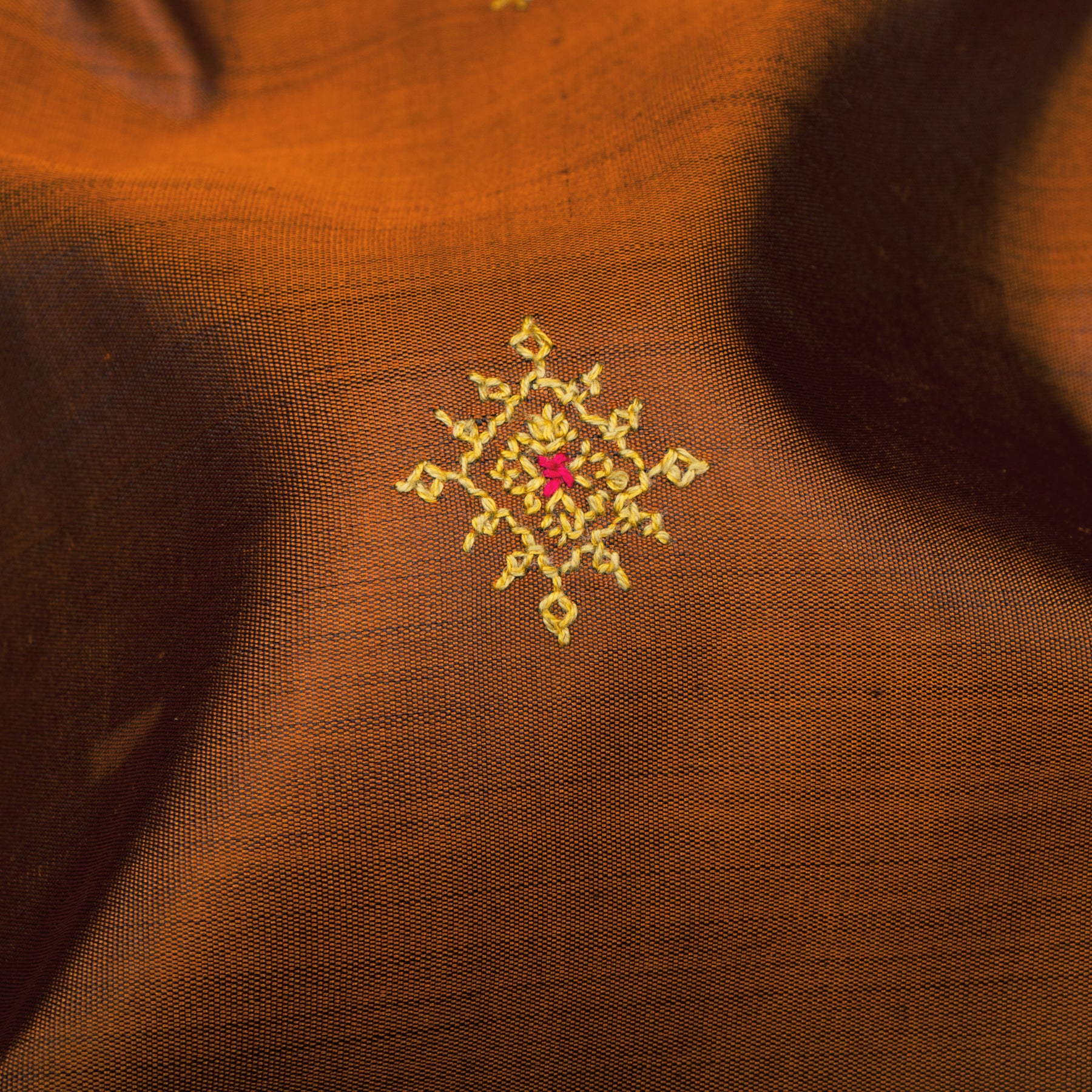 Kanakavalli X Kasuti Kanjivaram Silk Sari 22-040-HS001-11458 - Fabric View