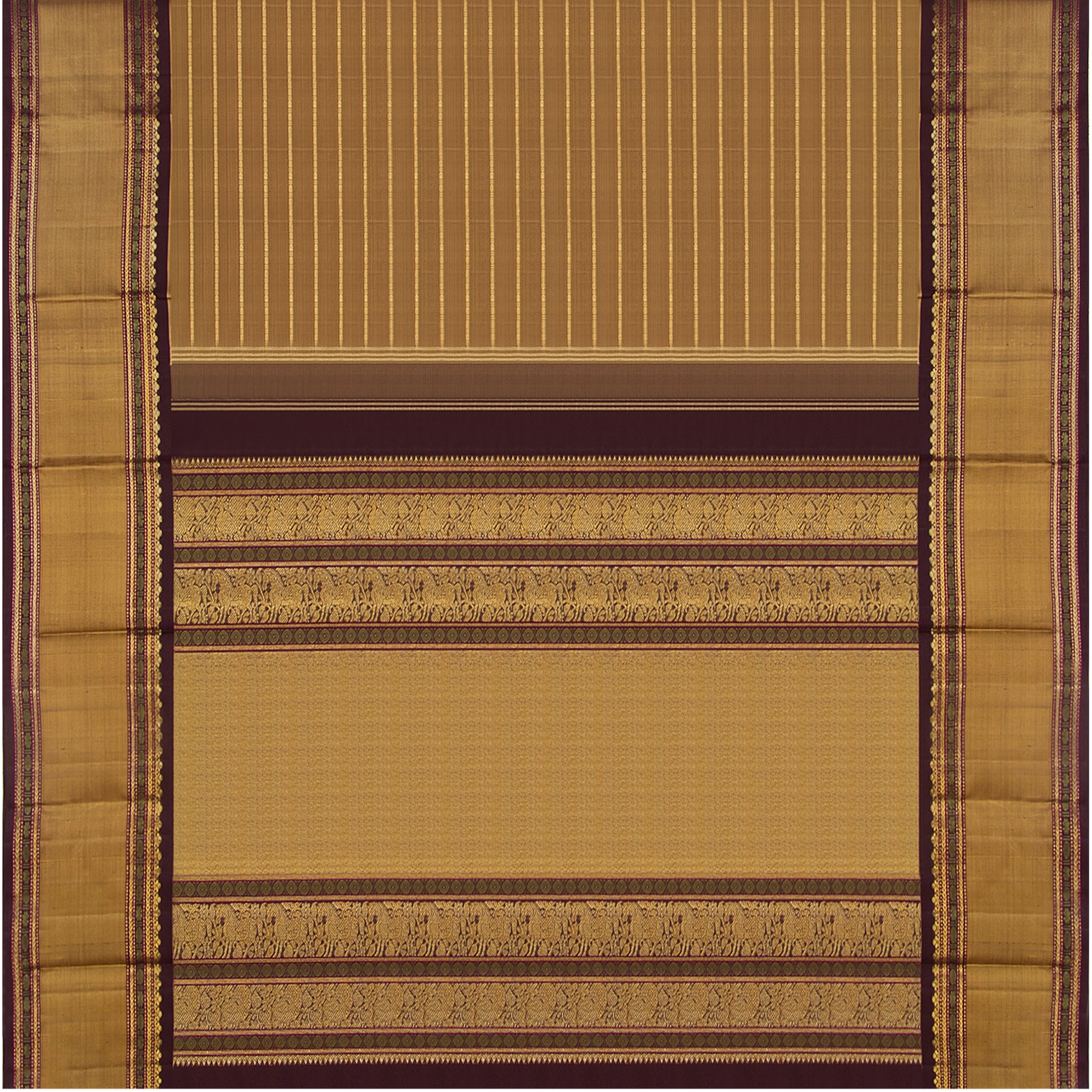 Kanakavalli Kanjivaram Silk Sari 22-040-HS001-12907 - Full View