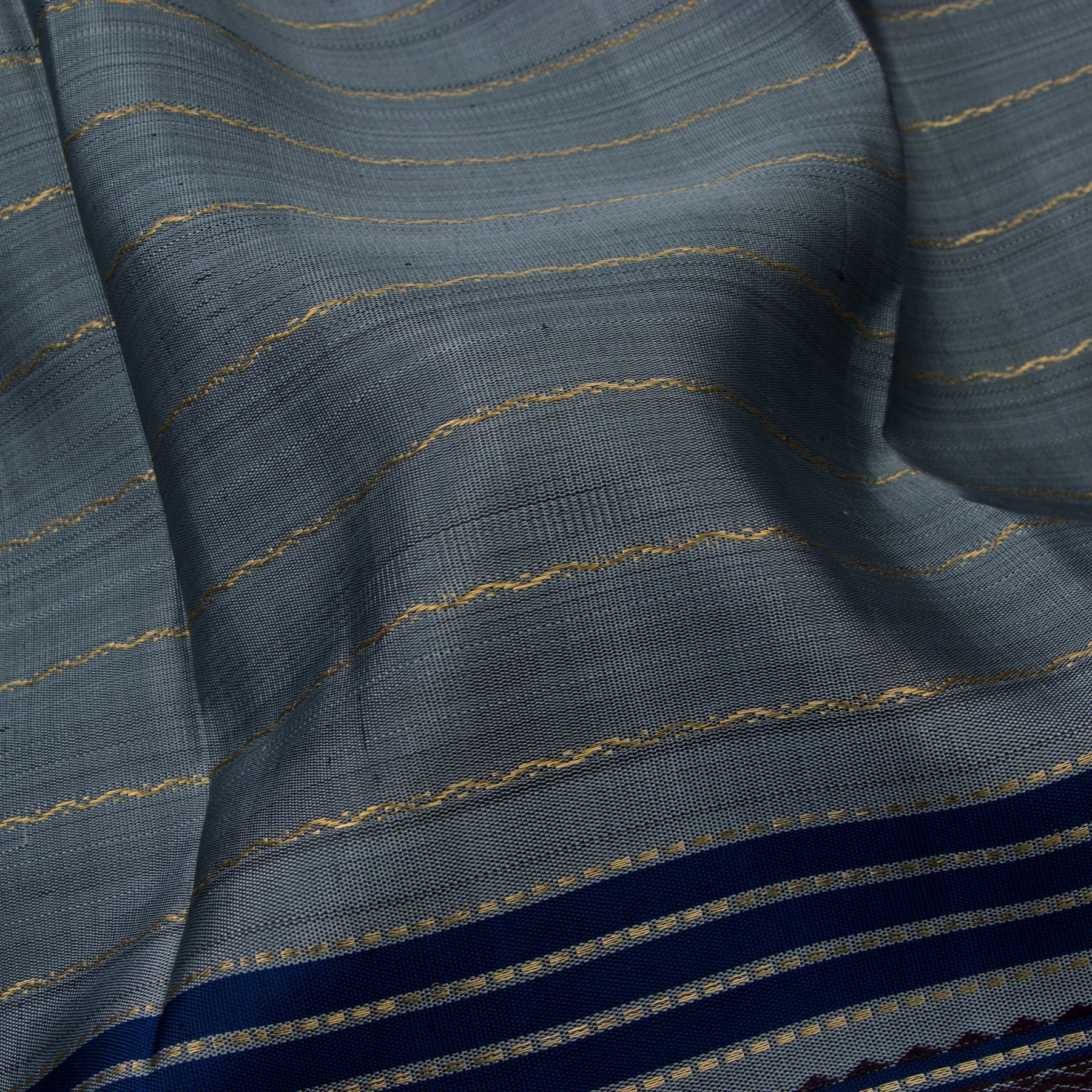 Kanakavalli Kanjivaram Silk Sari 22-040-HS001-12910 - Fabric View
