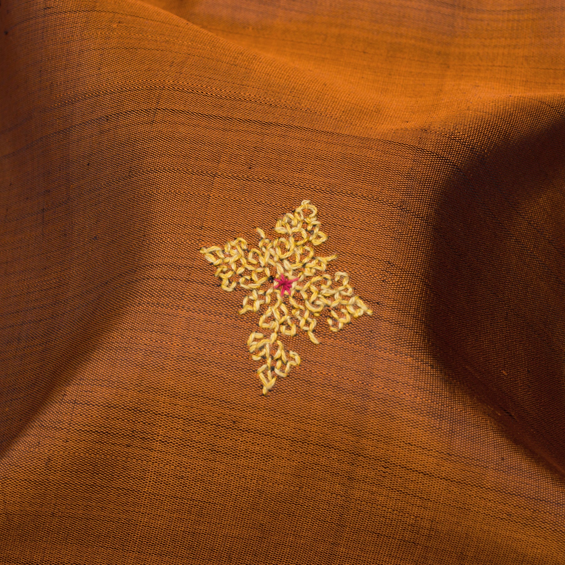 Kanakavalli X Kasuti Kanjivaram Silk Sari 22-040-HS001-12931 - Fabric View