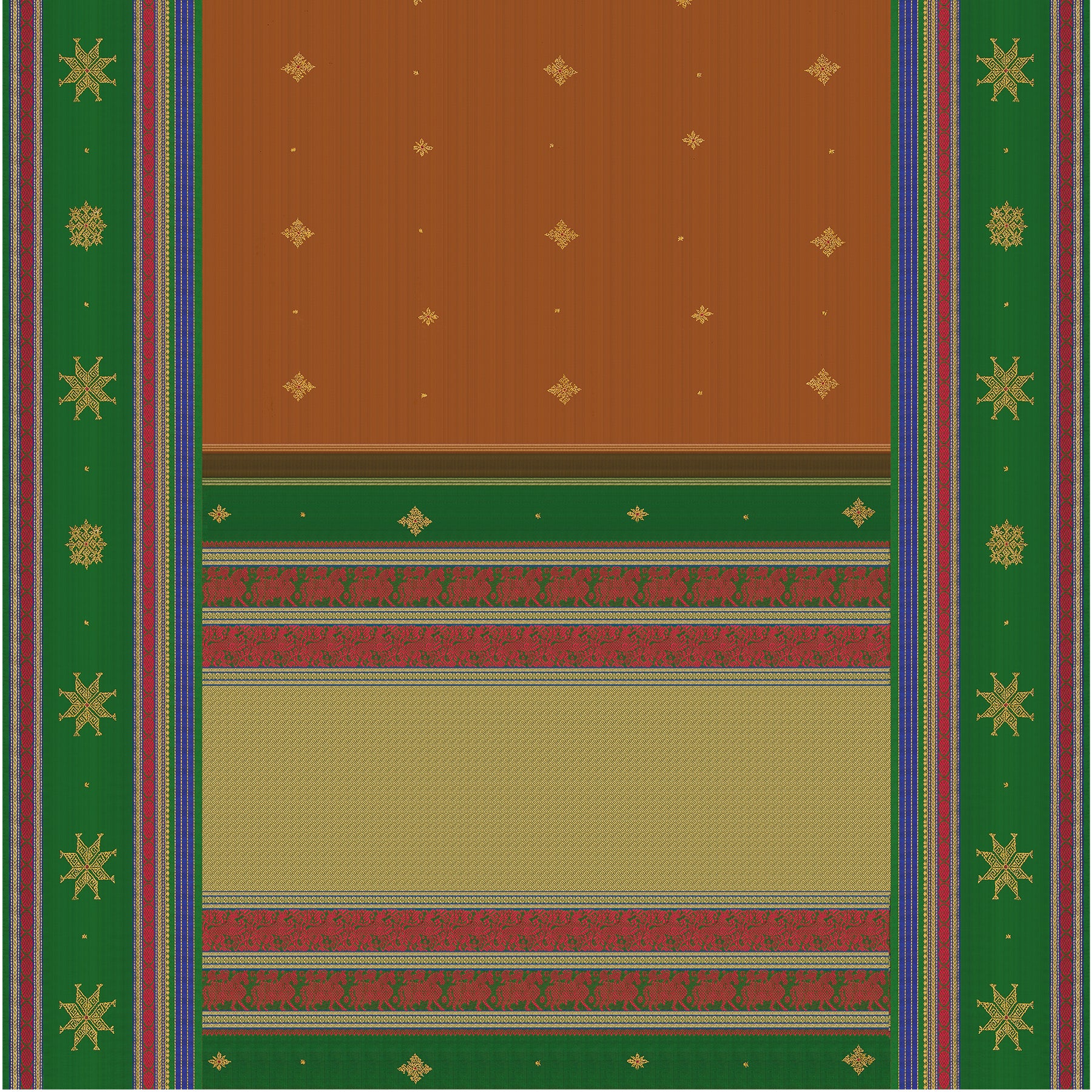 Kanakavalli X Kasuti Kanjivaram Silk Sari 22-040-HS001-12931 - Full View