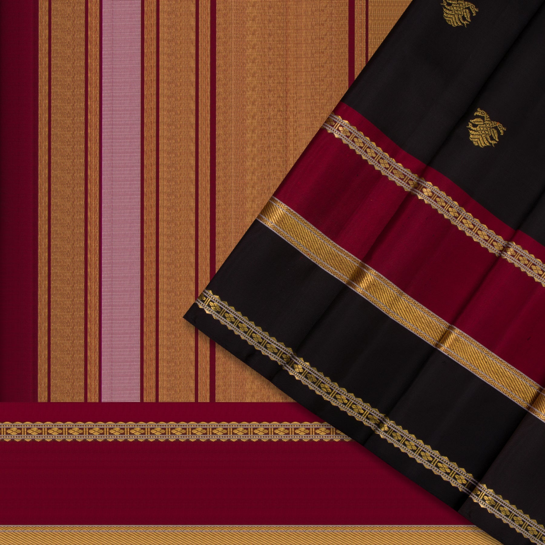 Kanakavalli Kanjivaram Silk Sari 22-040-HS001-12937 - Cover View