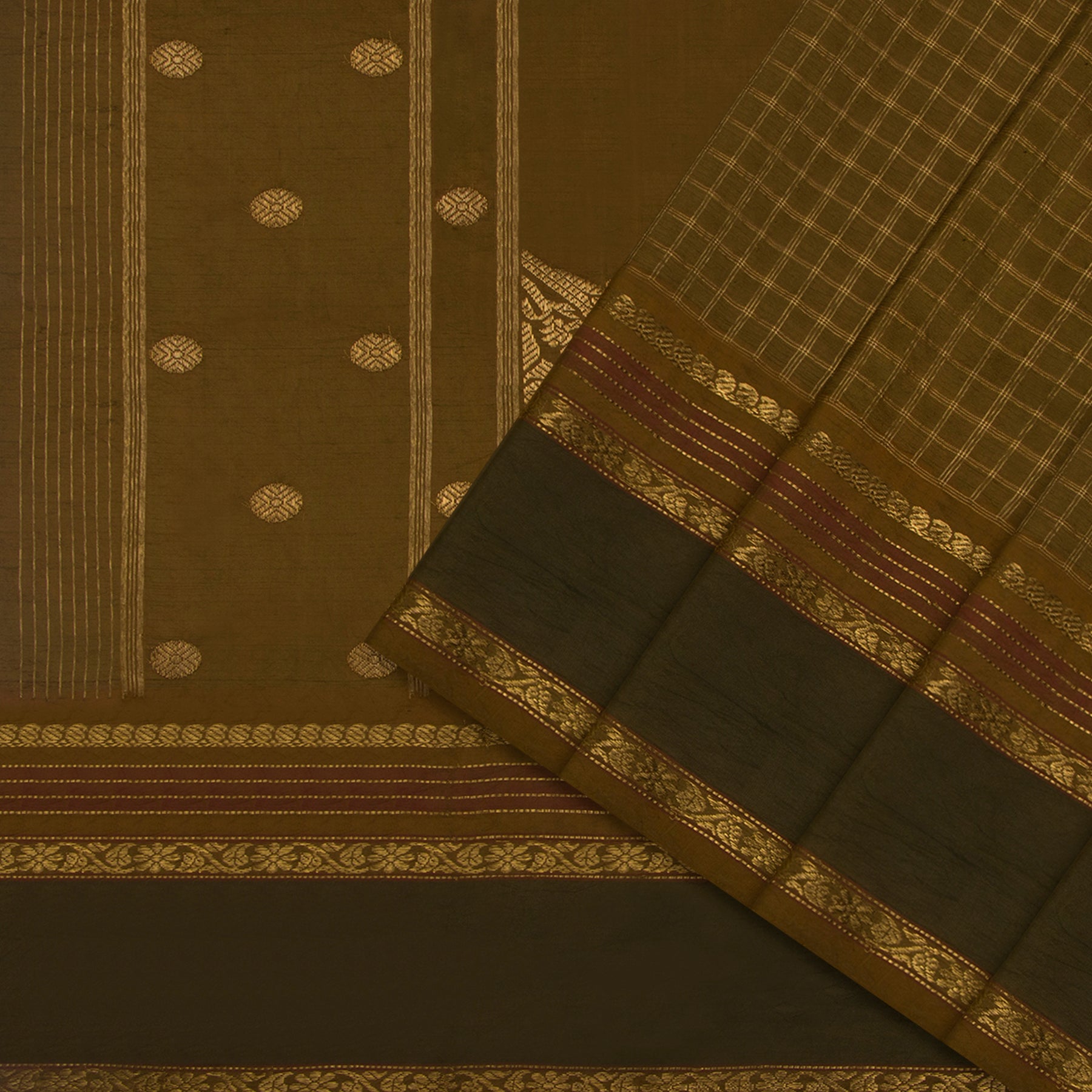 Kanakavalli Kanjivaram Silk Sari 22-040-HS001-12970 - Cover View
