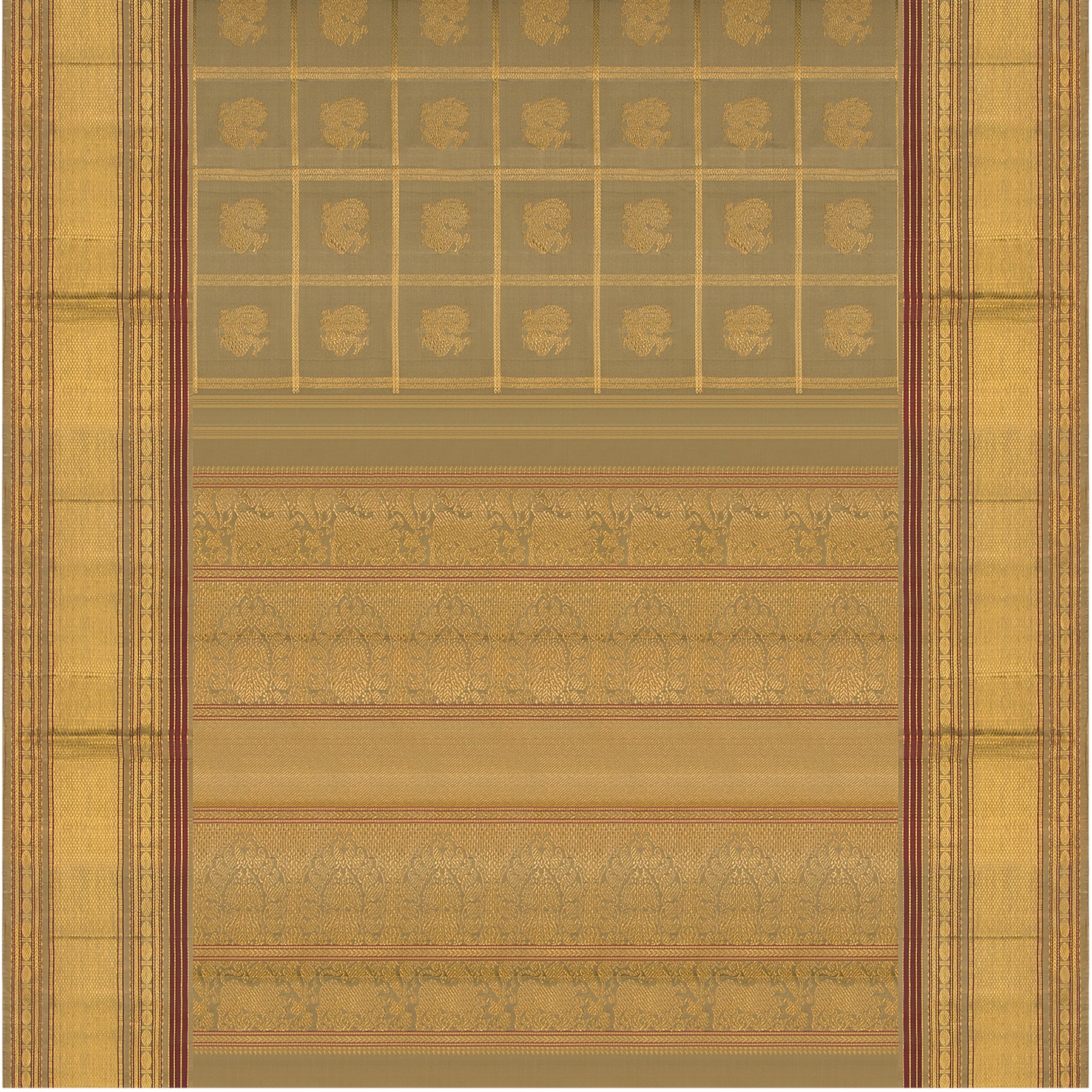 Kanakavalli Kanjivaram Silk Sari 22-040-HS001-13552 - Full View