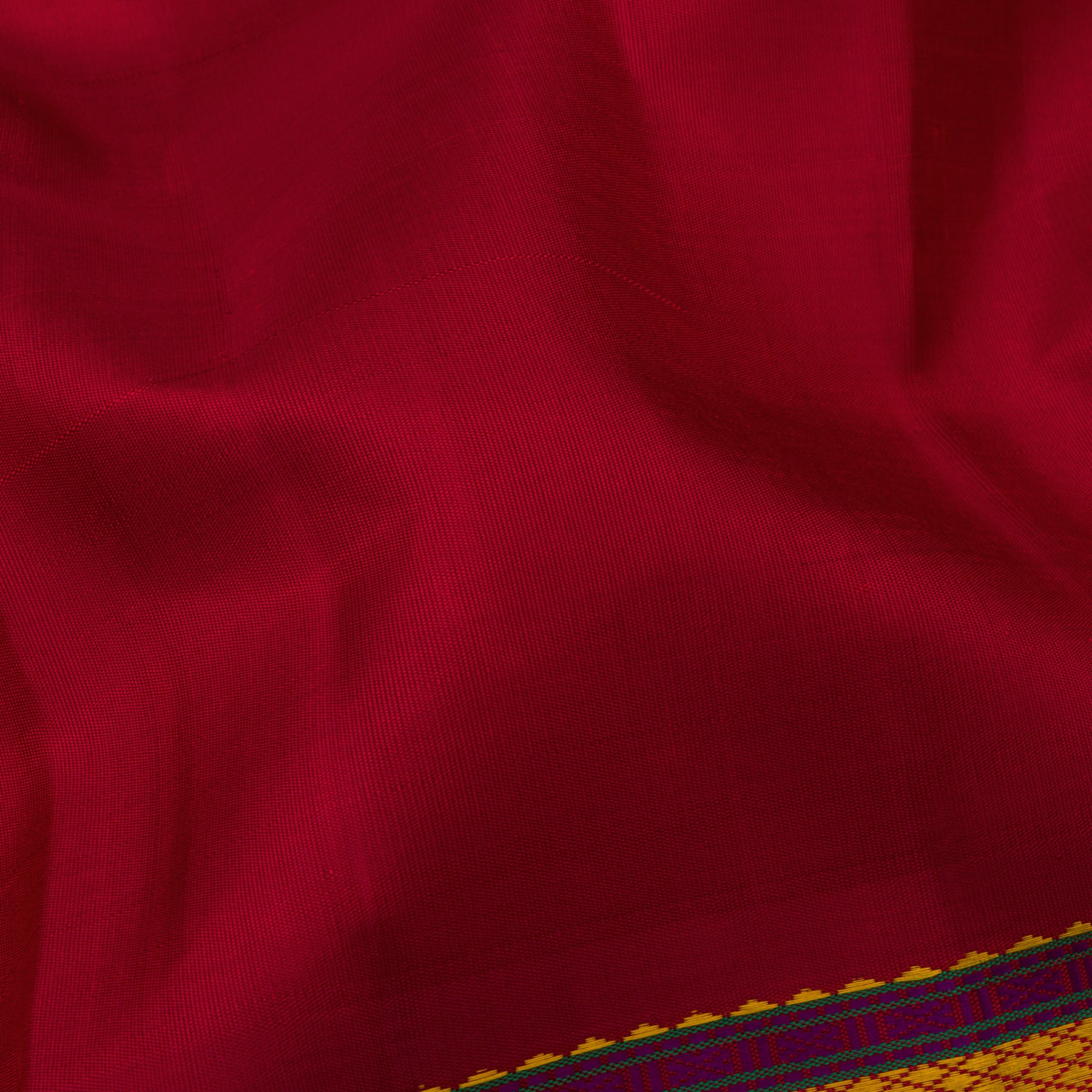 Kanakavalli Kanjivaram Silk Sari 22-040-HS001-15006 - Fabric View
