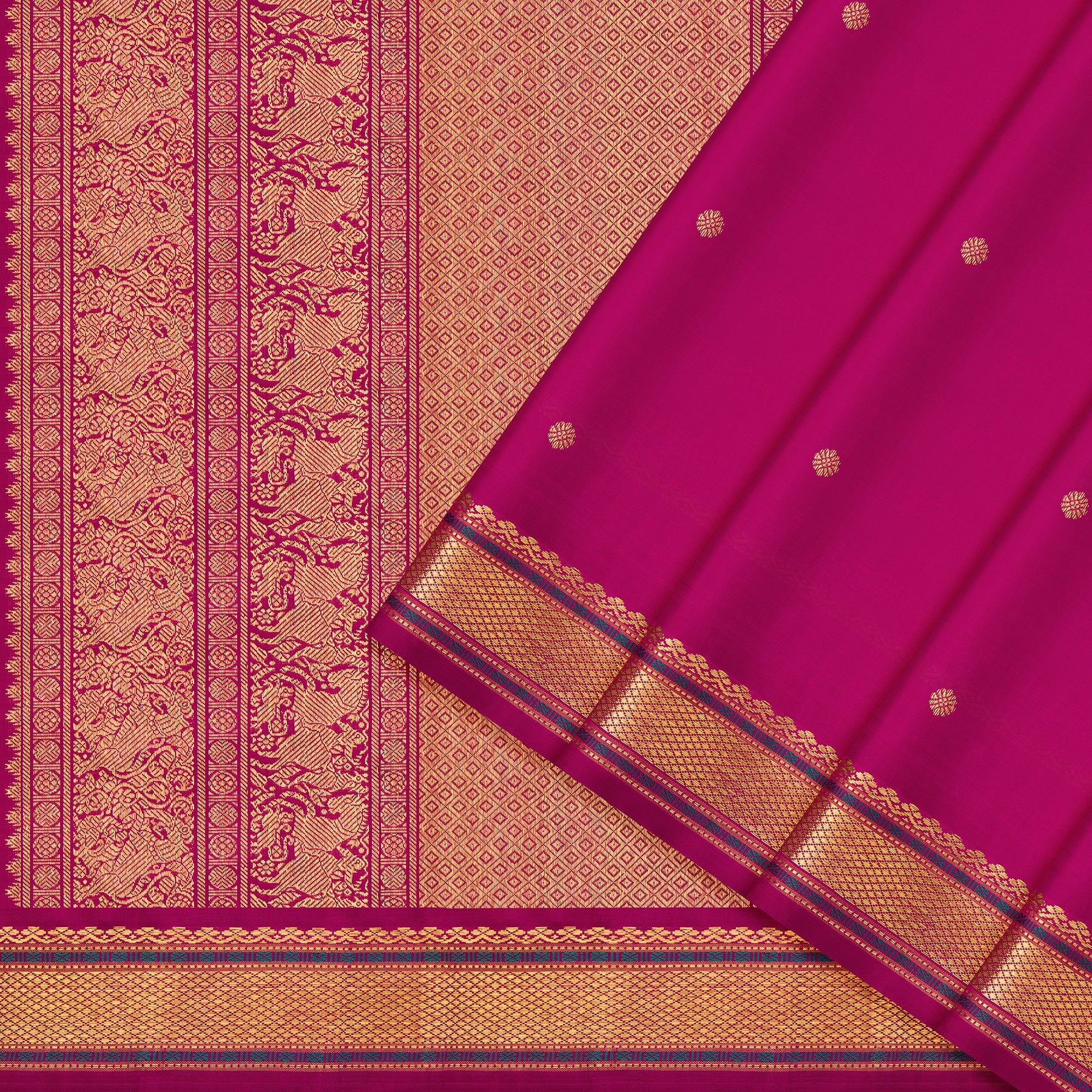 Kanakavalli Kanjivaram Silk Sari 22-040-HS001-15011 - Cover View