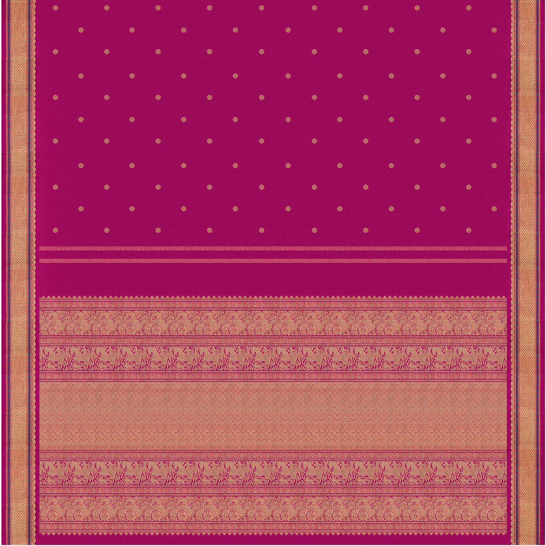 Kanakavalli Kanjivaram Silk Sari 22-040-HS001-15011 - Full View