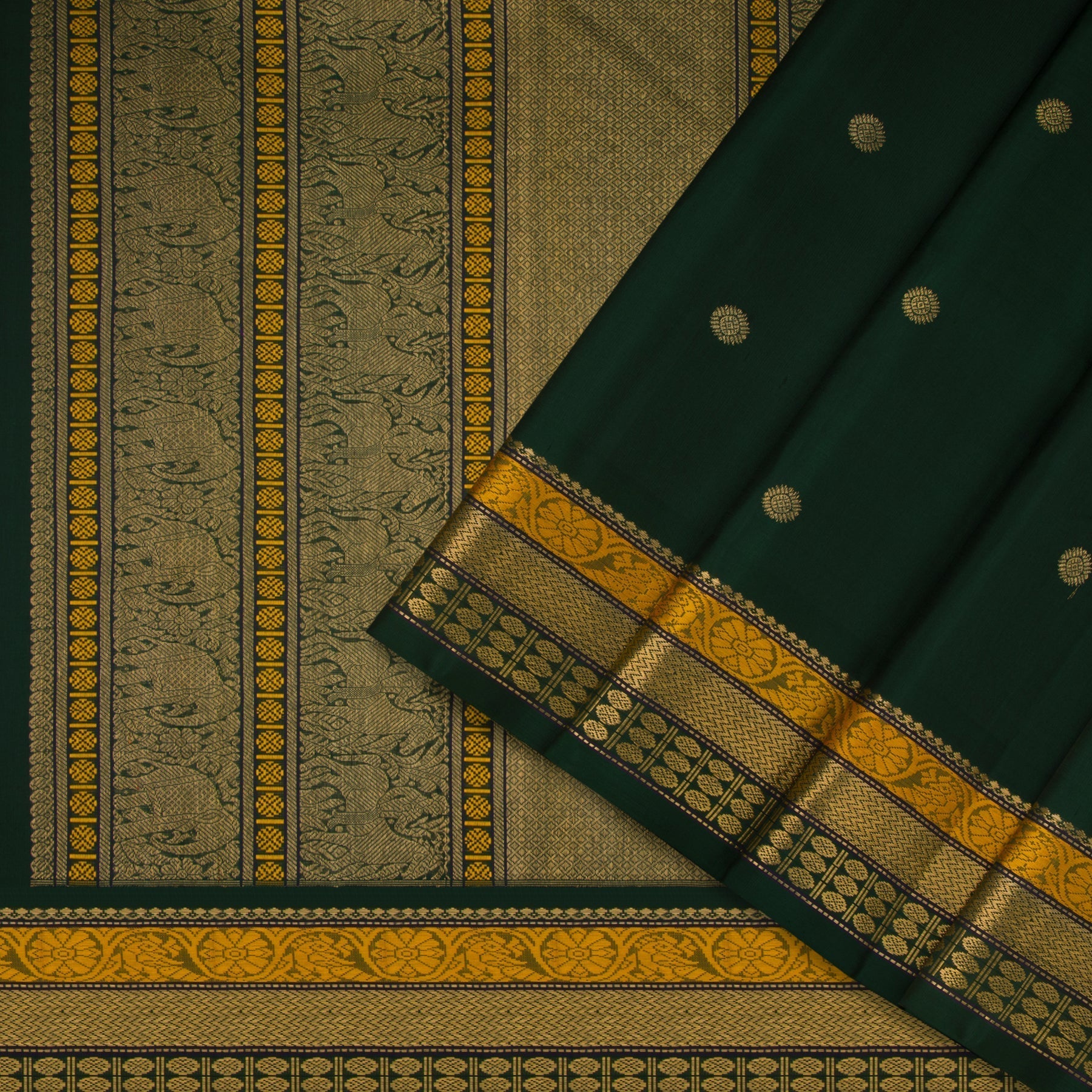 Kanakavalli Kanjivaram Silk Sari 22-040-HS001-15027 - Cover View