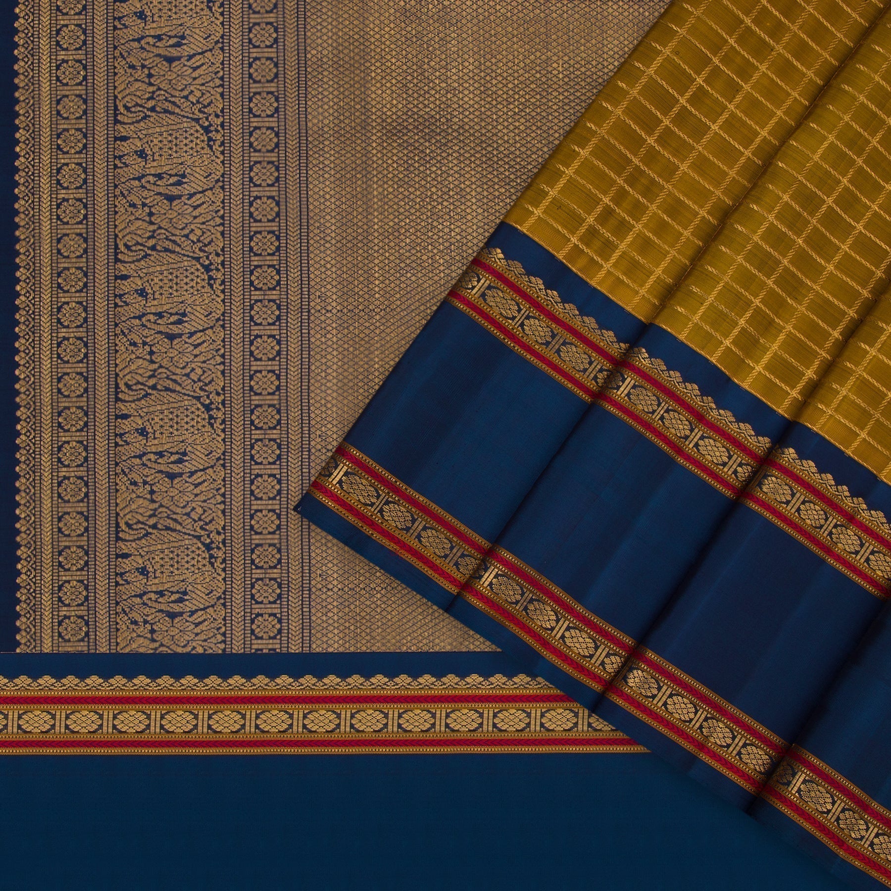 Kanakavalli Kanjivaram Silk Sari 22-041-HS001-05787 - Cover View