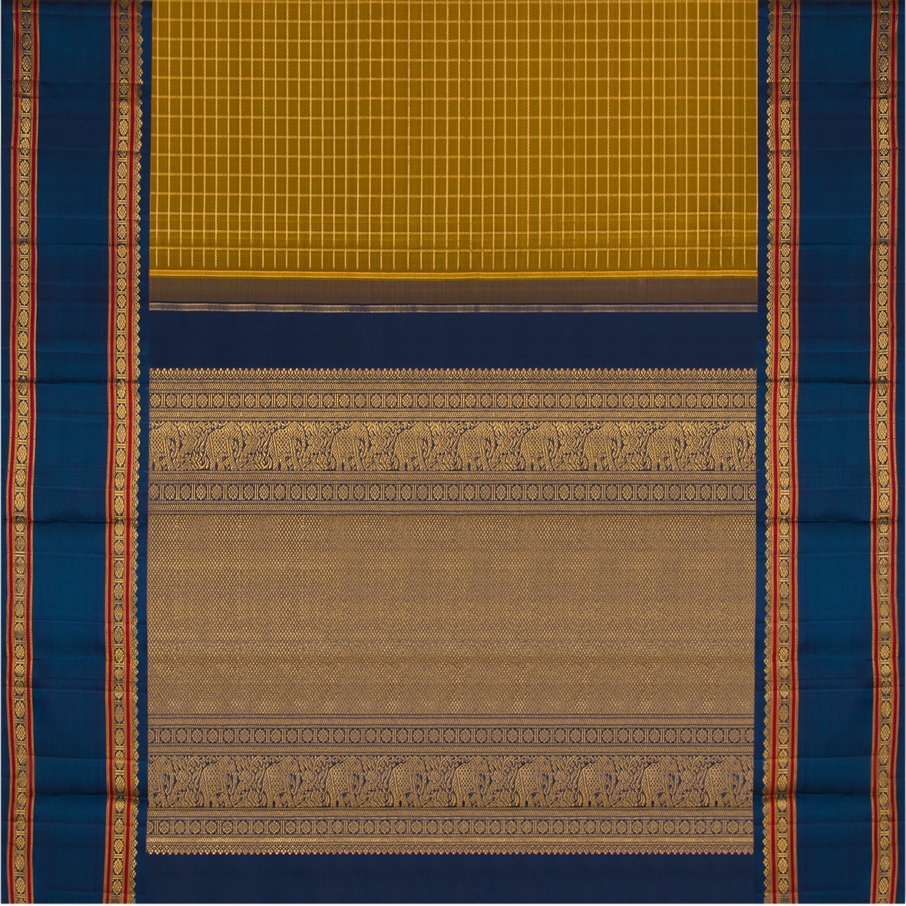 Kanakavalli Kanjivaram Silk Sari 22-041-HS001-05787 - Full View