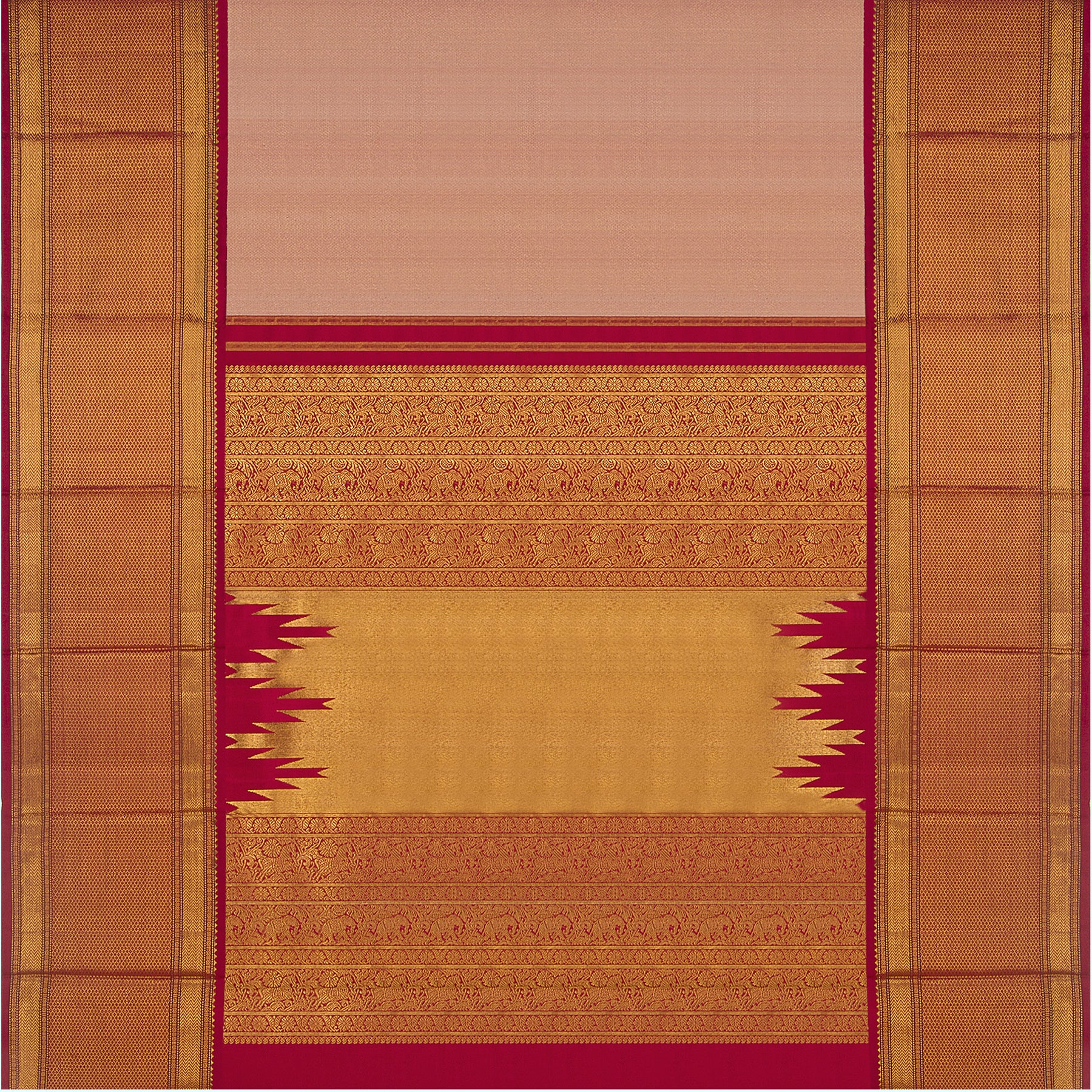 Kanakavalli Kanjivaram Silk Sari 22-041-HS001-10056 - Full View