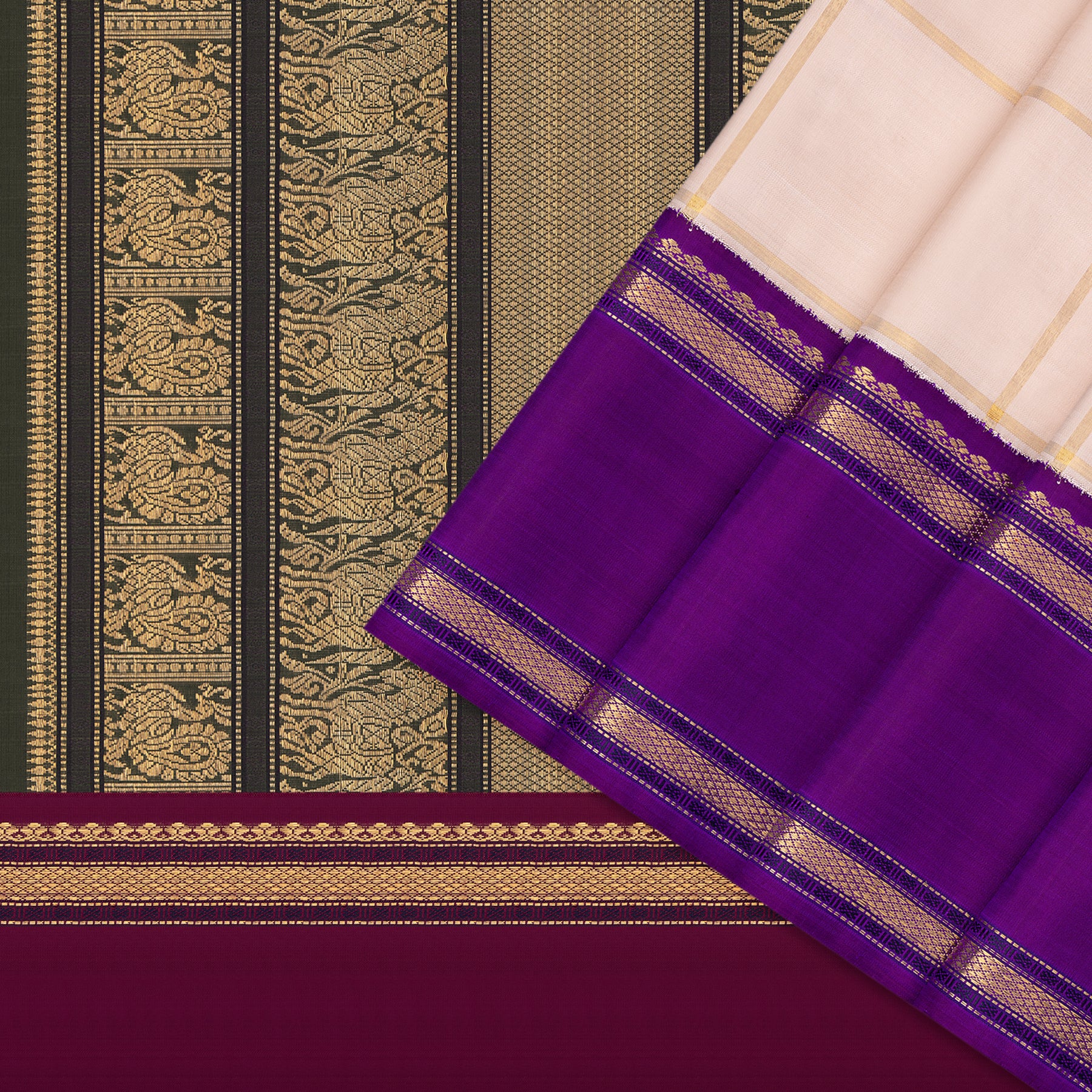 Kanakavalli Kanjivaram Silk Sari 22-041-HS001-10772 - Cover View