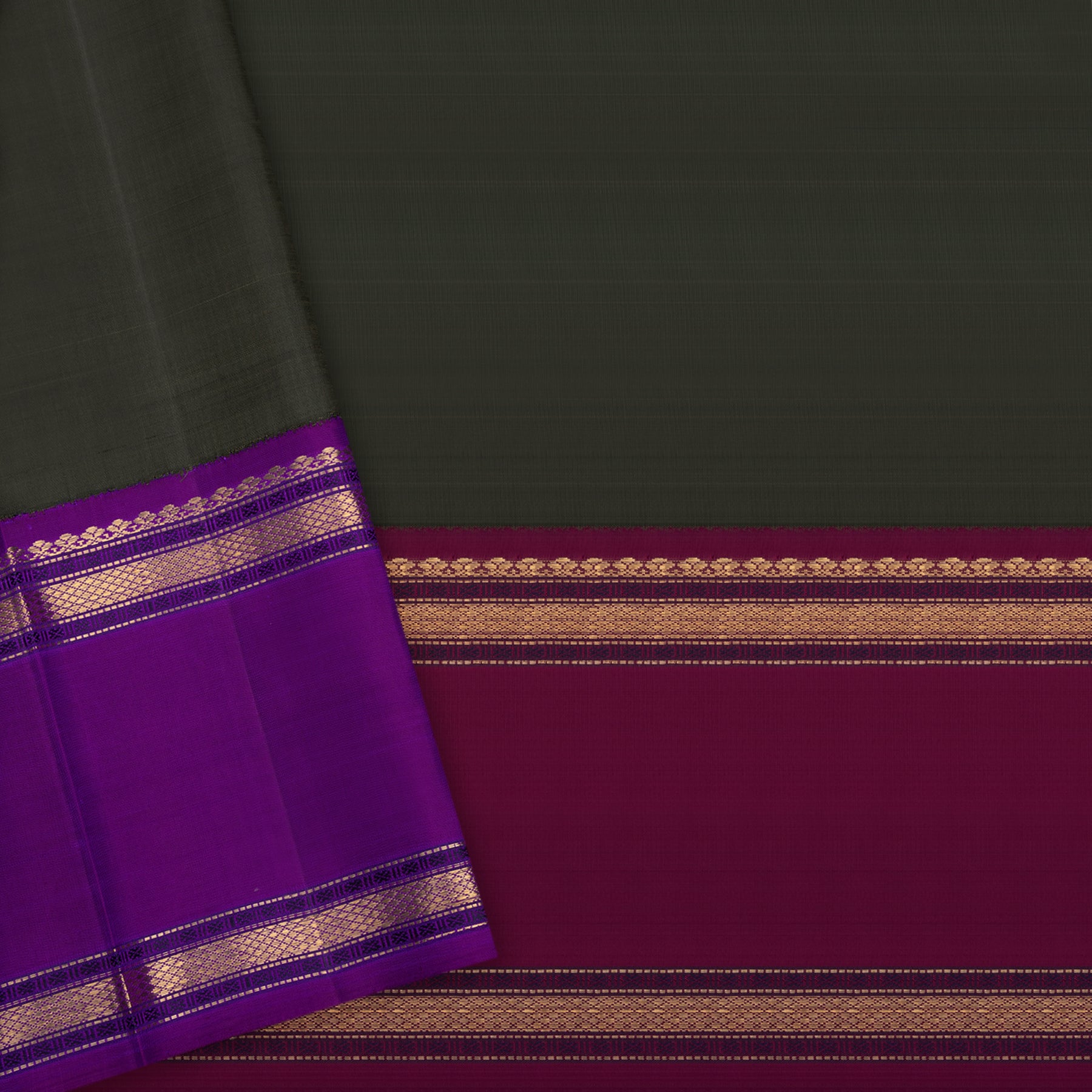 Kanakavalli Kanjivaram Silk Sari 22-041-HS001-10772 - Blouse View