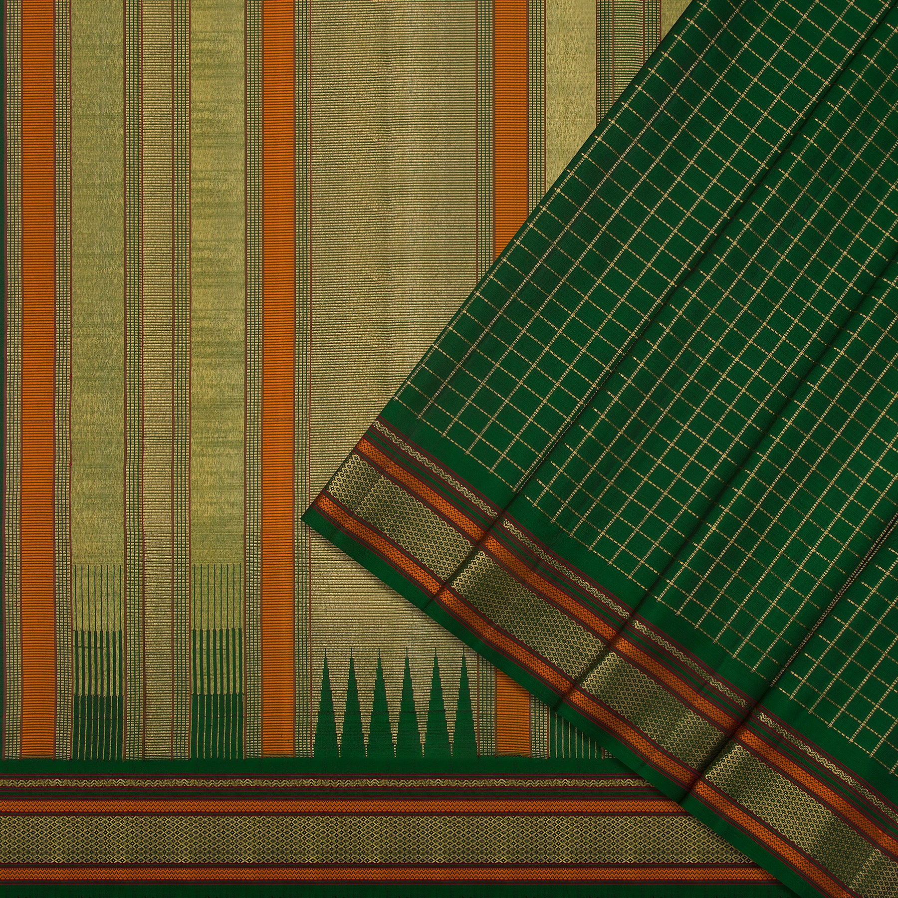 Kanakavalli Kanjivaram Silk Sari 22-041-HS001-10775 - Cover View