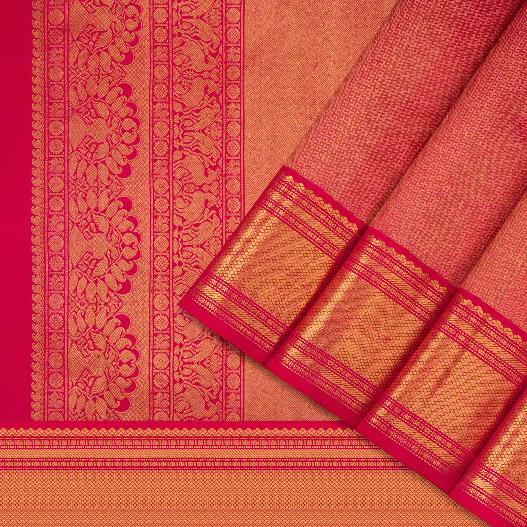 Kanakavalli Kanjivaram Silk Sari 22-041-HS001-12892 - Cover View