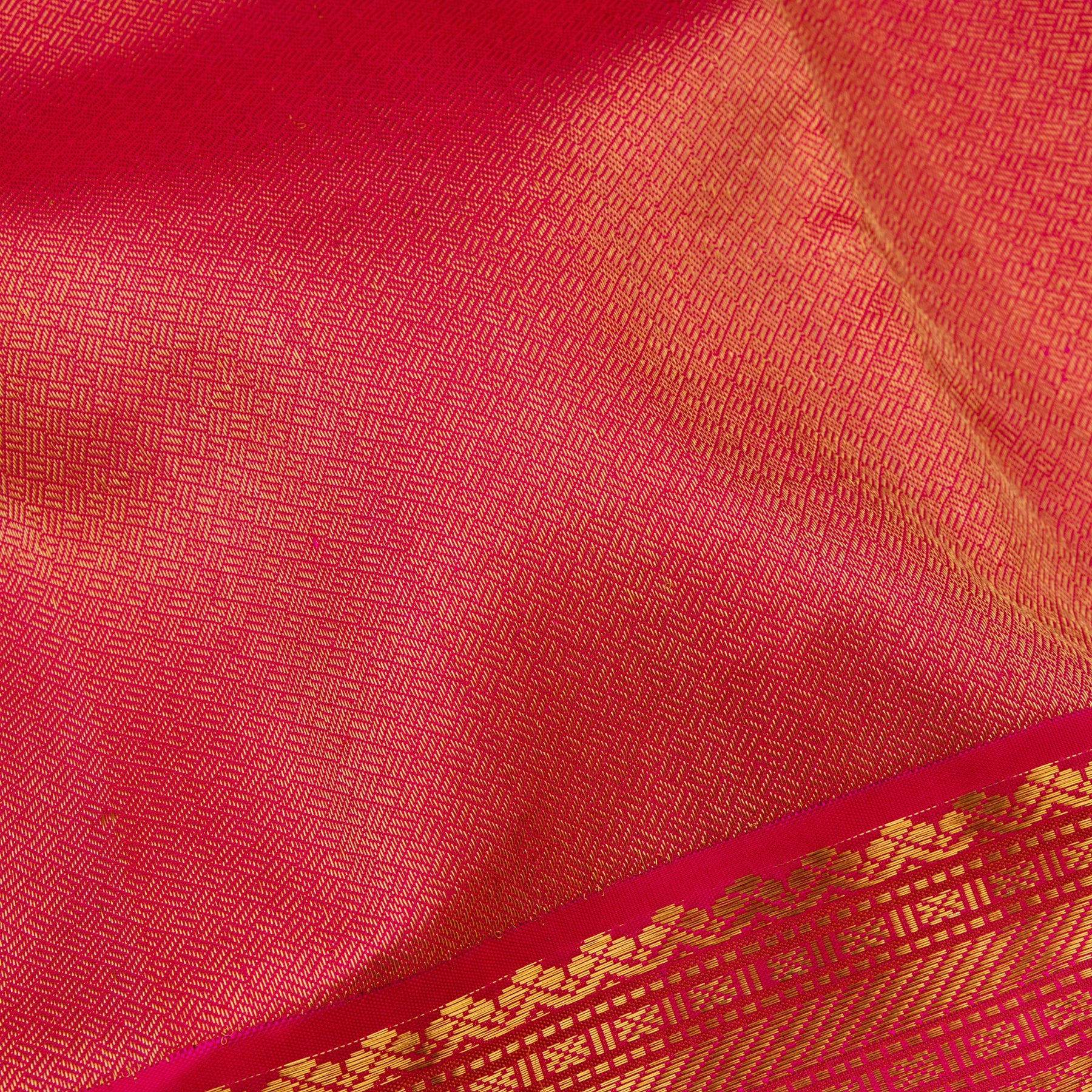 Kanakavalli Kanjivaram Silk Sari 22-041-HS001-12892 - Fabric View