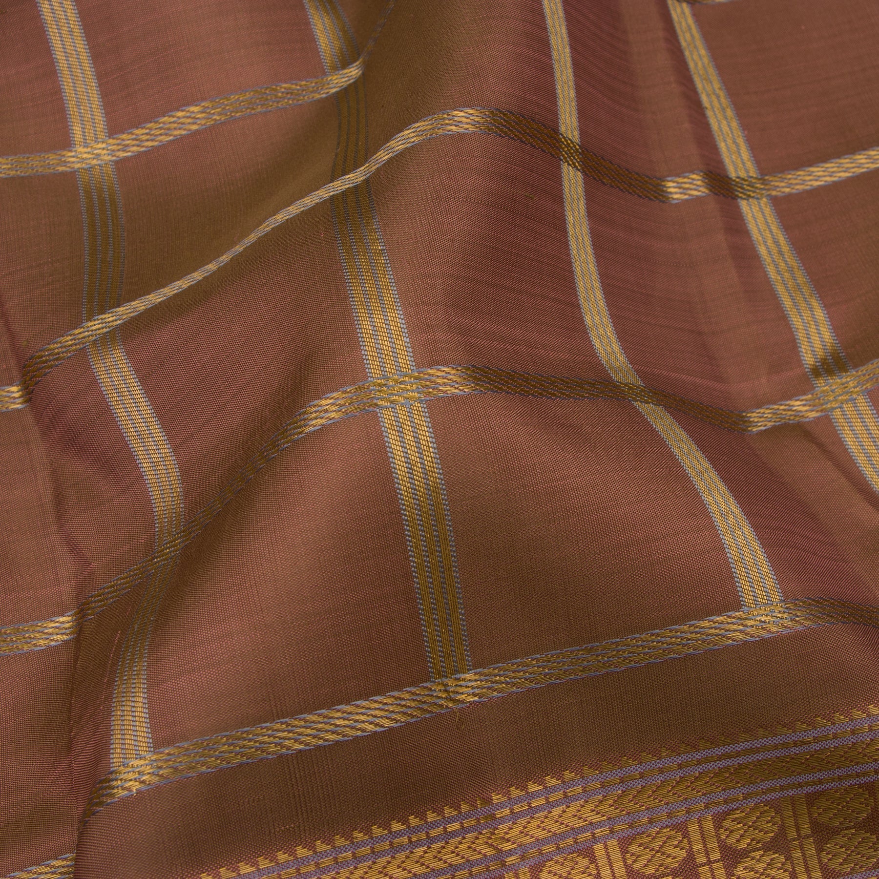 Kanakavalli Kanjivaram Silk Sari 22-041-HS001-14993 - Fabric View