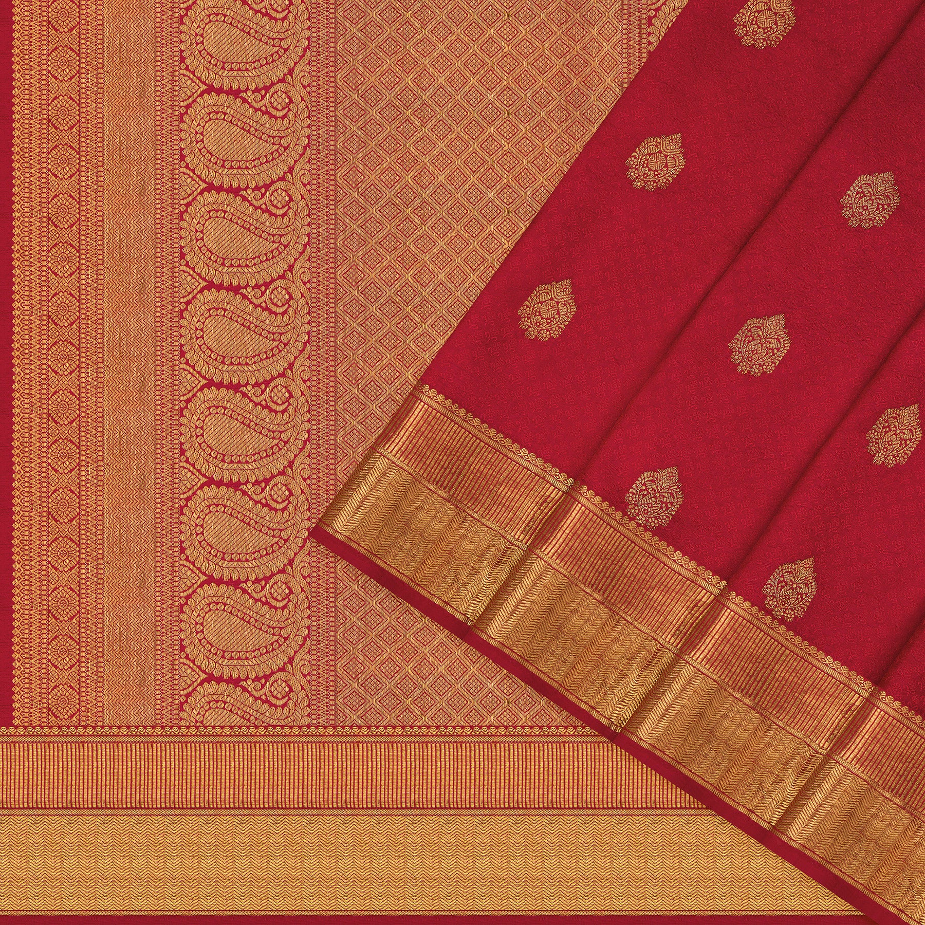 Kanakavalli Kanjivaram Silk Sari 22-090-HS001-03307 - Cover View