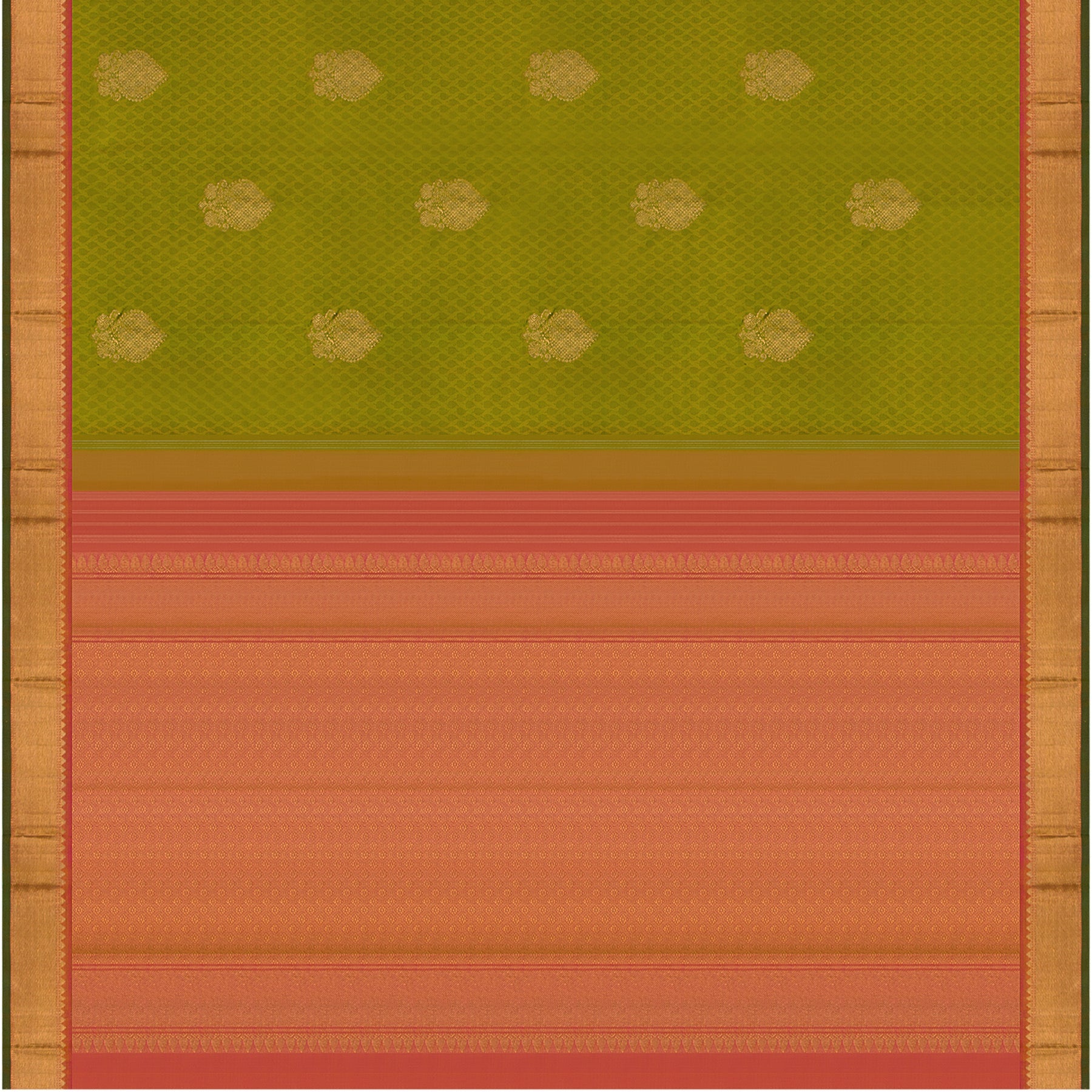 Kanakavalli Kanjivaram Silk Sari 22-090-HS001-12847 - Full View