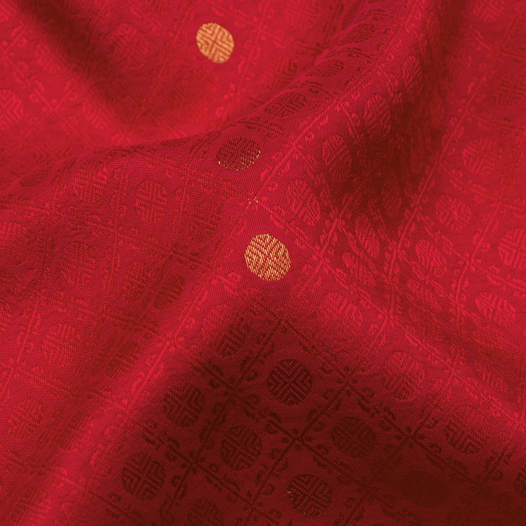 Kanakavalli Kanjivaram Silk Sari 22-100-HS001-00662 - Fabric View