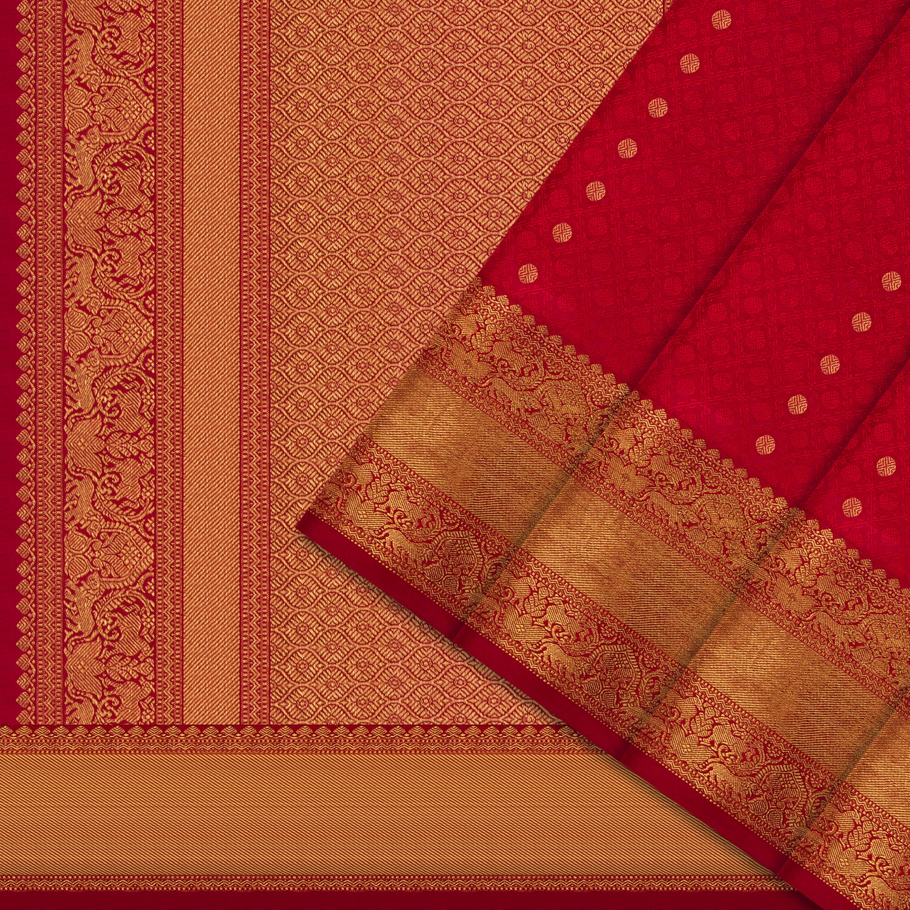 Kanakavalli Kanjivaram Silk Sari 22-100-HS001-00663 - Cover View