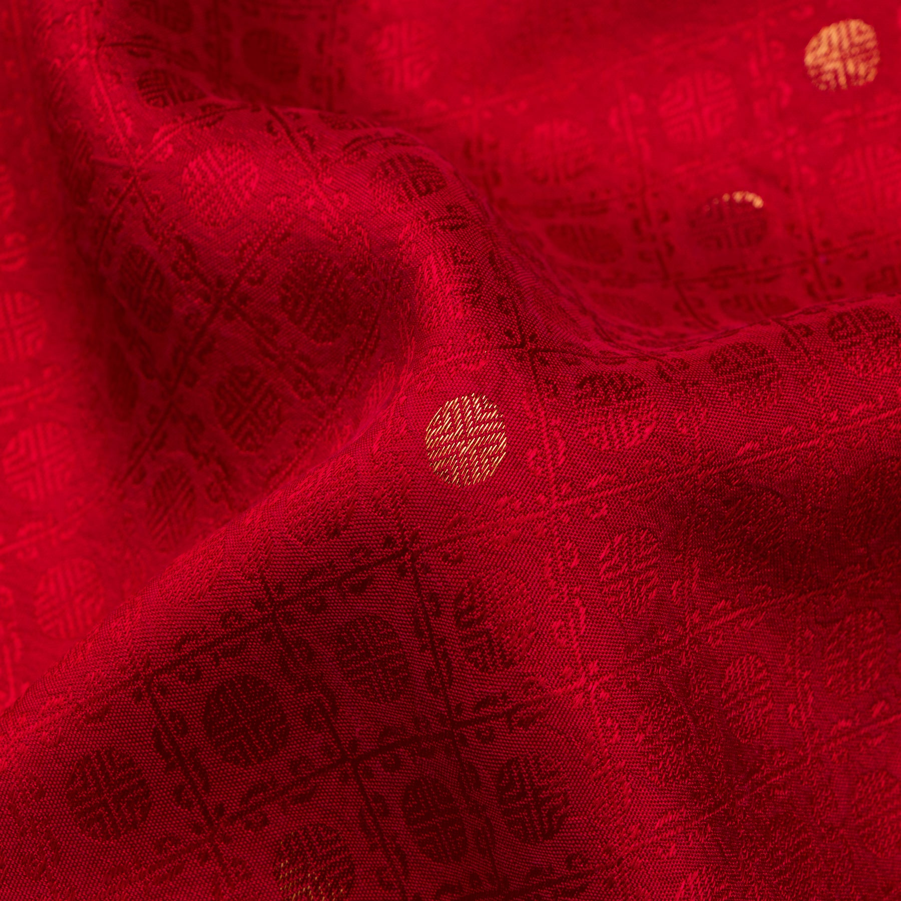 Kanakavalli Kanjivaram Silk Sari 22-100-HS001-00663 - Fabric View