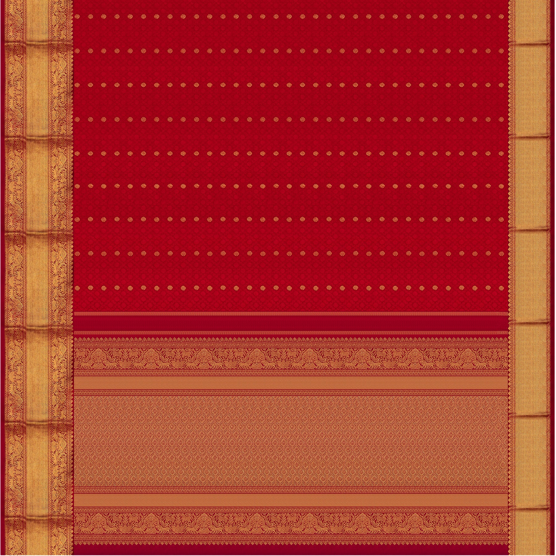 Kanakavalli Kanjivaram Silk Sari 22-100-HS001-00663 - Full View