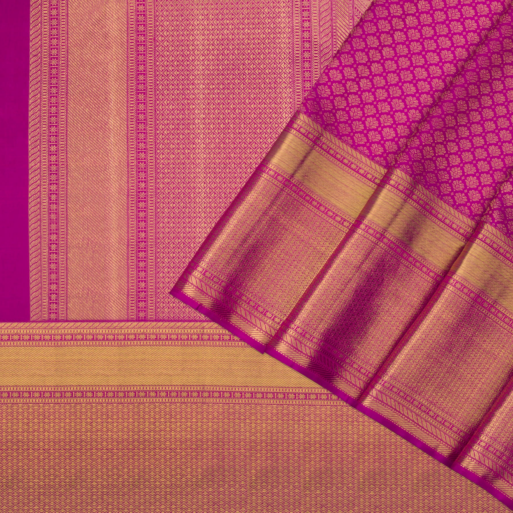 Kanakavalli Kanjivaram Silk Sari 22-100-HS001-00673 - Cover View