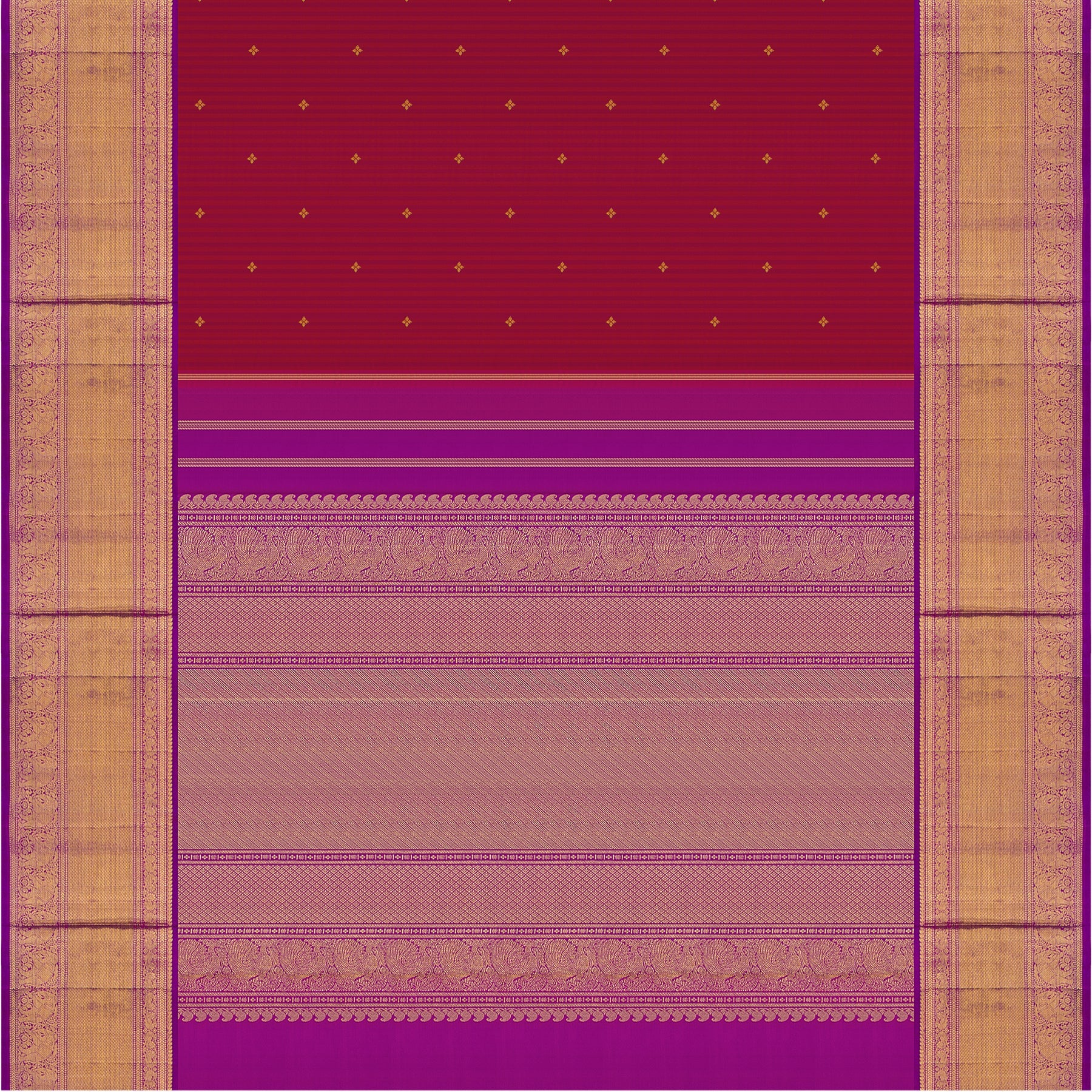 Kanakavalli Kanjivaram Silk Sari 22-100-HS001-01607 - Full View