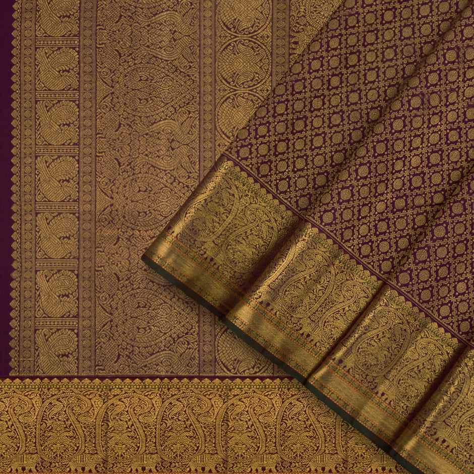 Kanakavalli Kanjivaram Silk Sari 22-100-HS001-04703 - Cover View