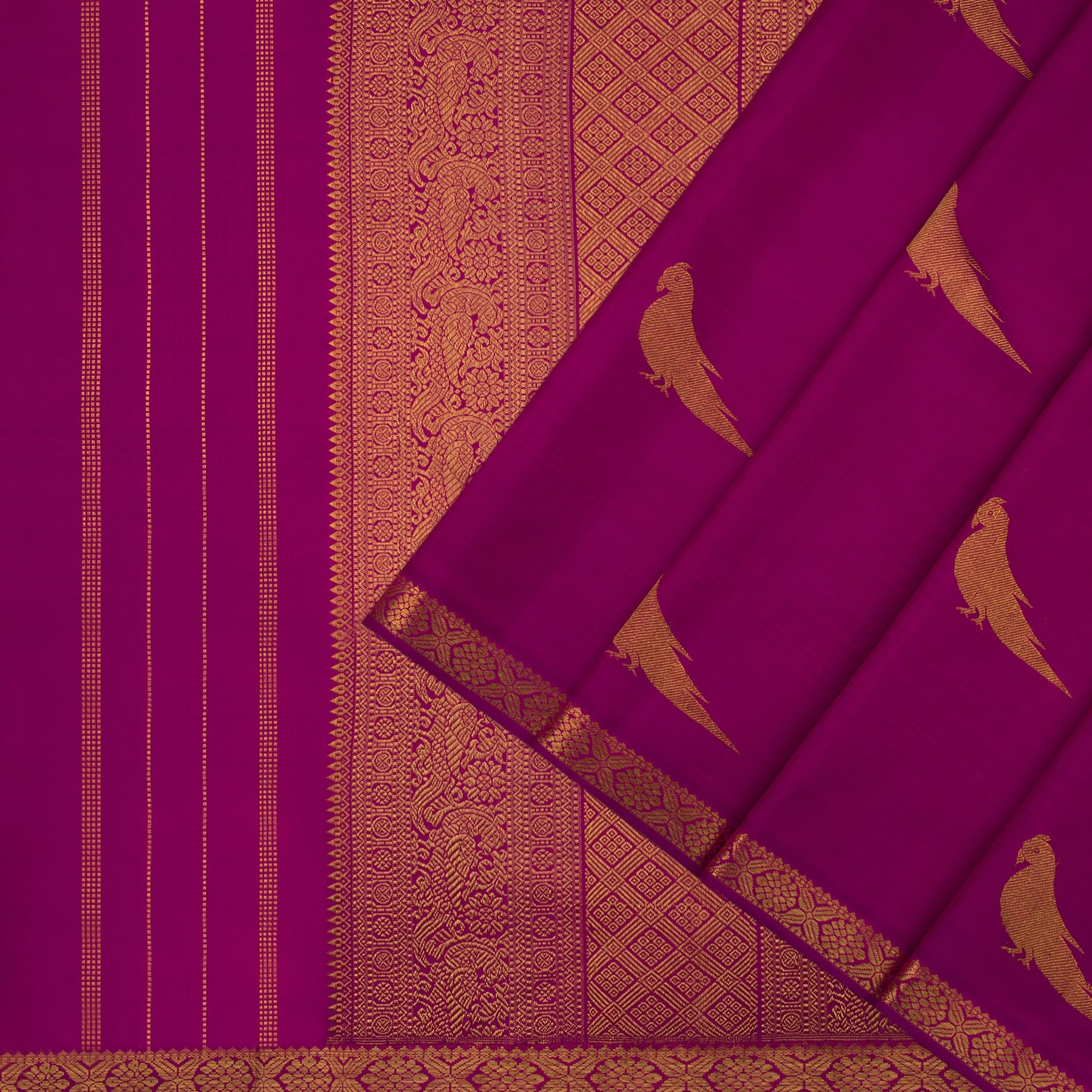 Kanakavalli Kanjivaram Silk Sari 22-100-HS001-04751 - Cover View